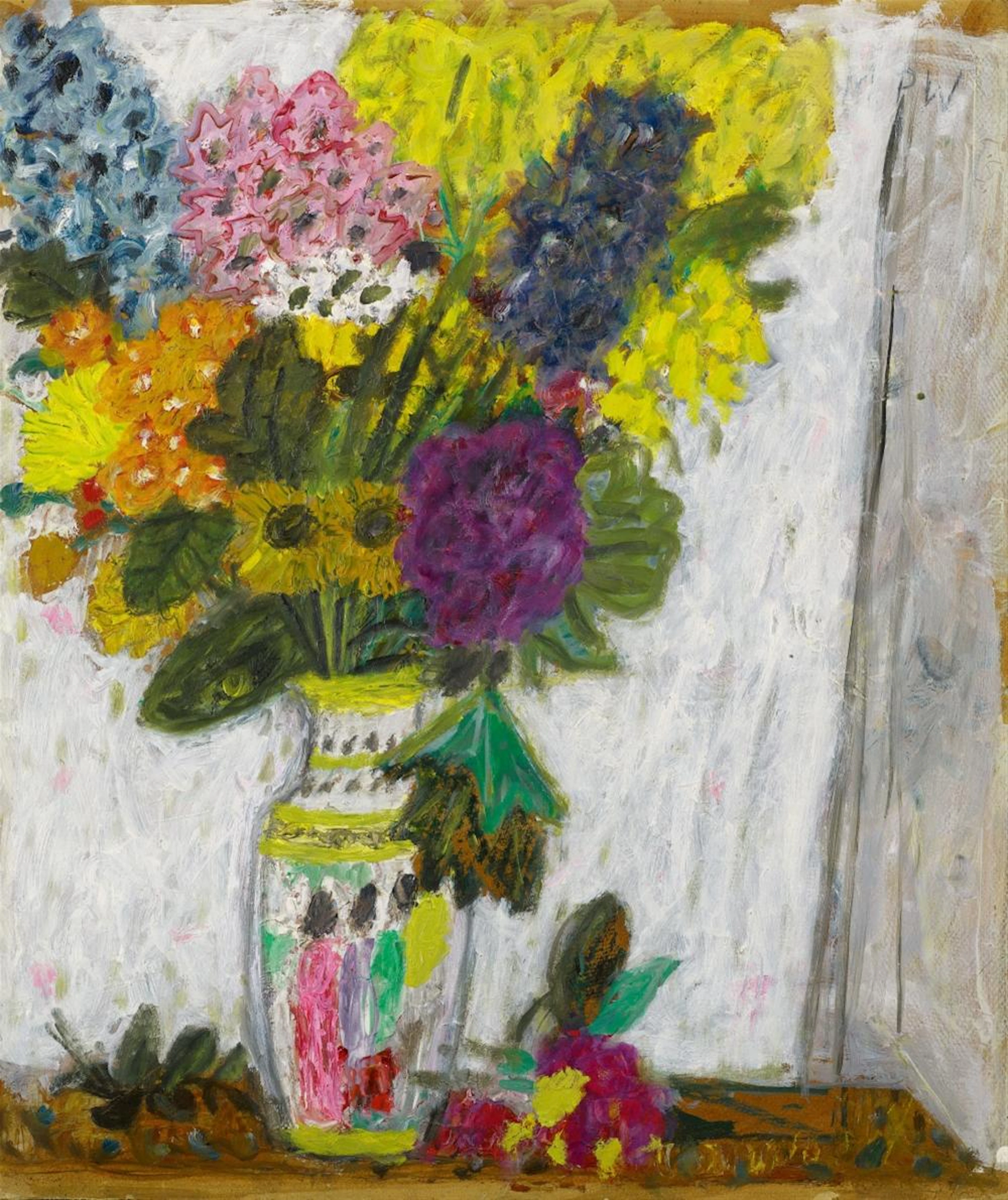 Max Peiffer Watenphul, Blumenstillleben, Circa 1946/1948