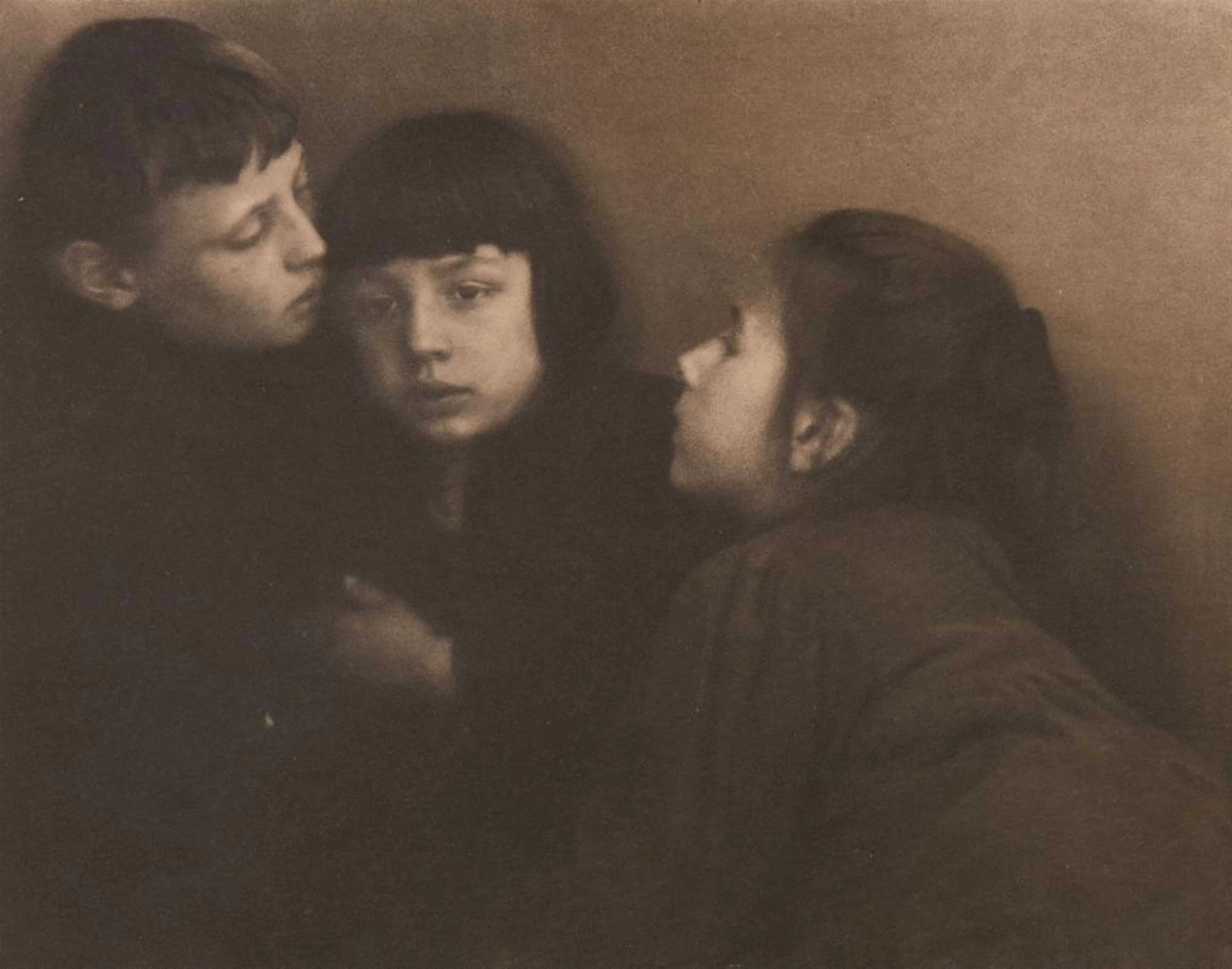 Heinrich Kühn, Walther, Hans und Edeltrude, c. 1907