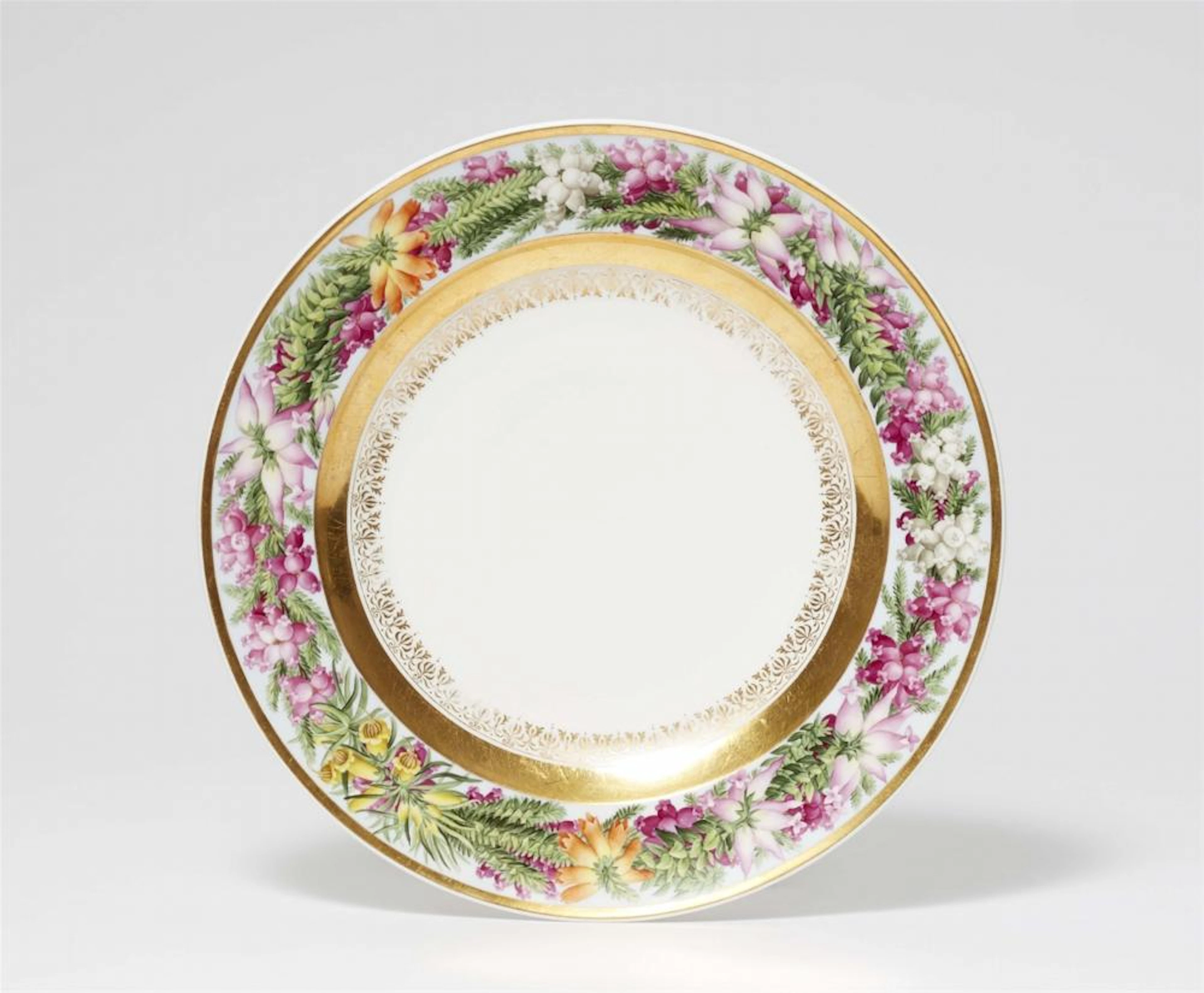 A Berlin KPM porcelain dinner plate from the wedding service for Princess Luise