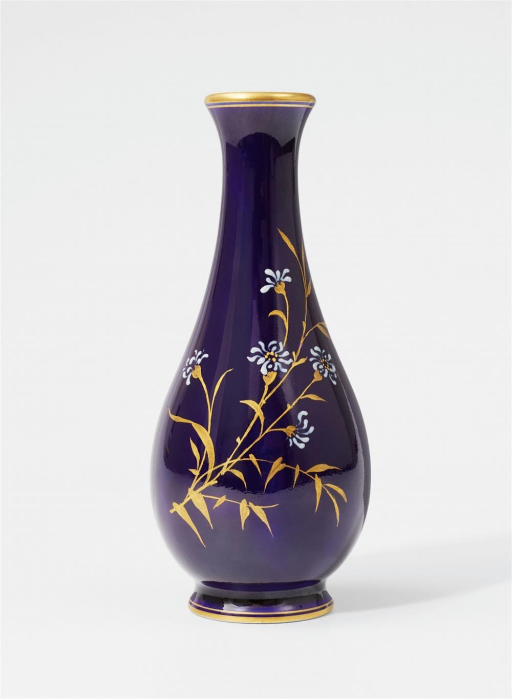 A small Berlin KPM porcelain vase