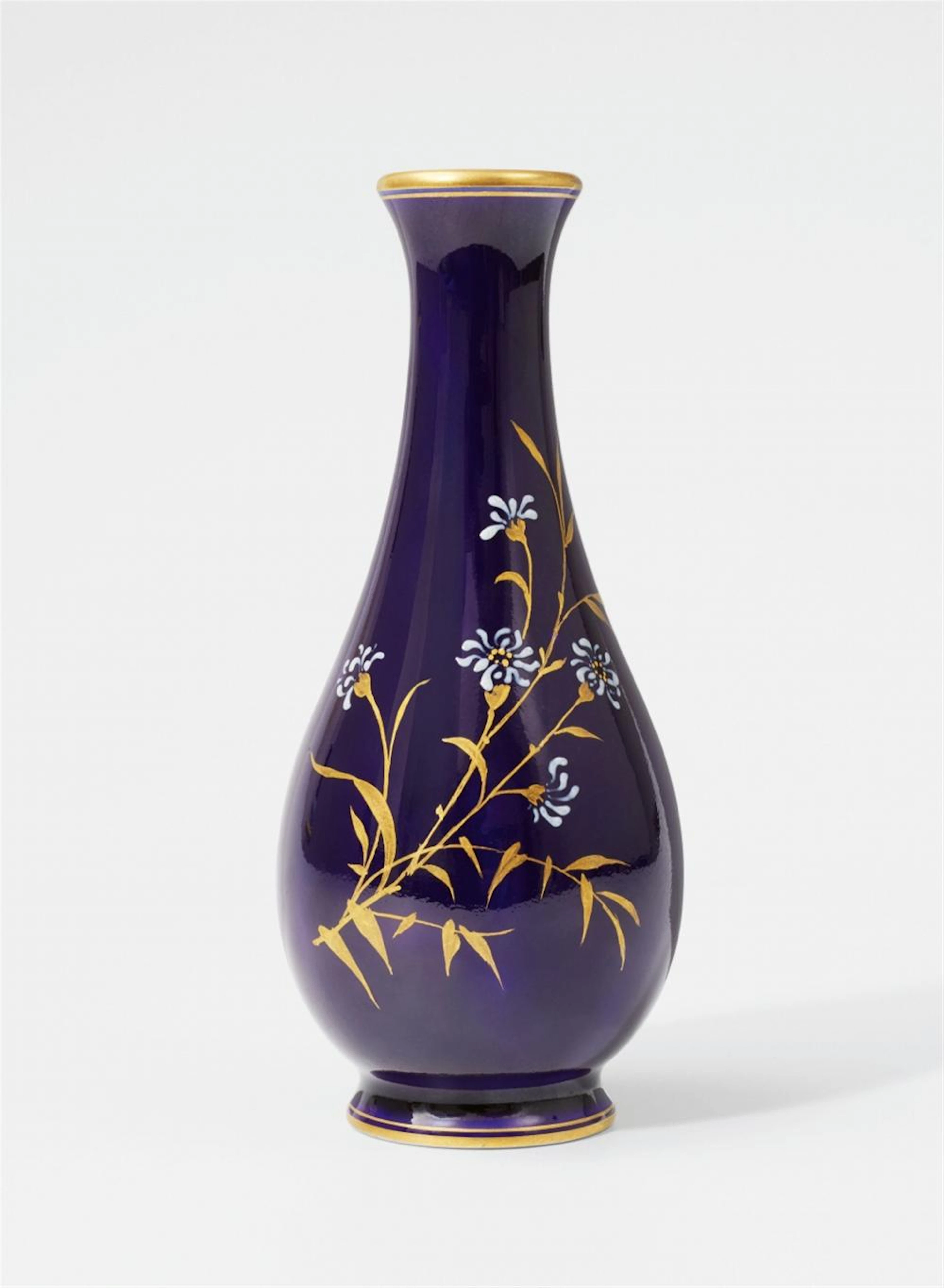 A small Berlin KPM porcelain vase