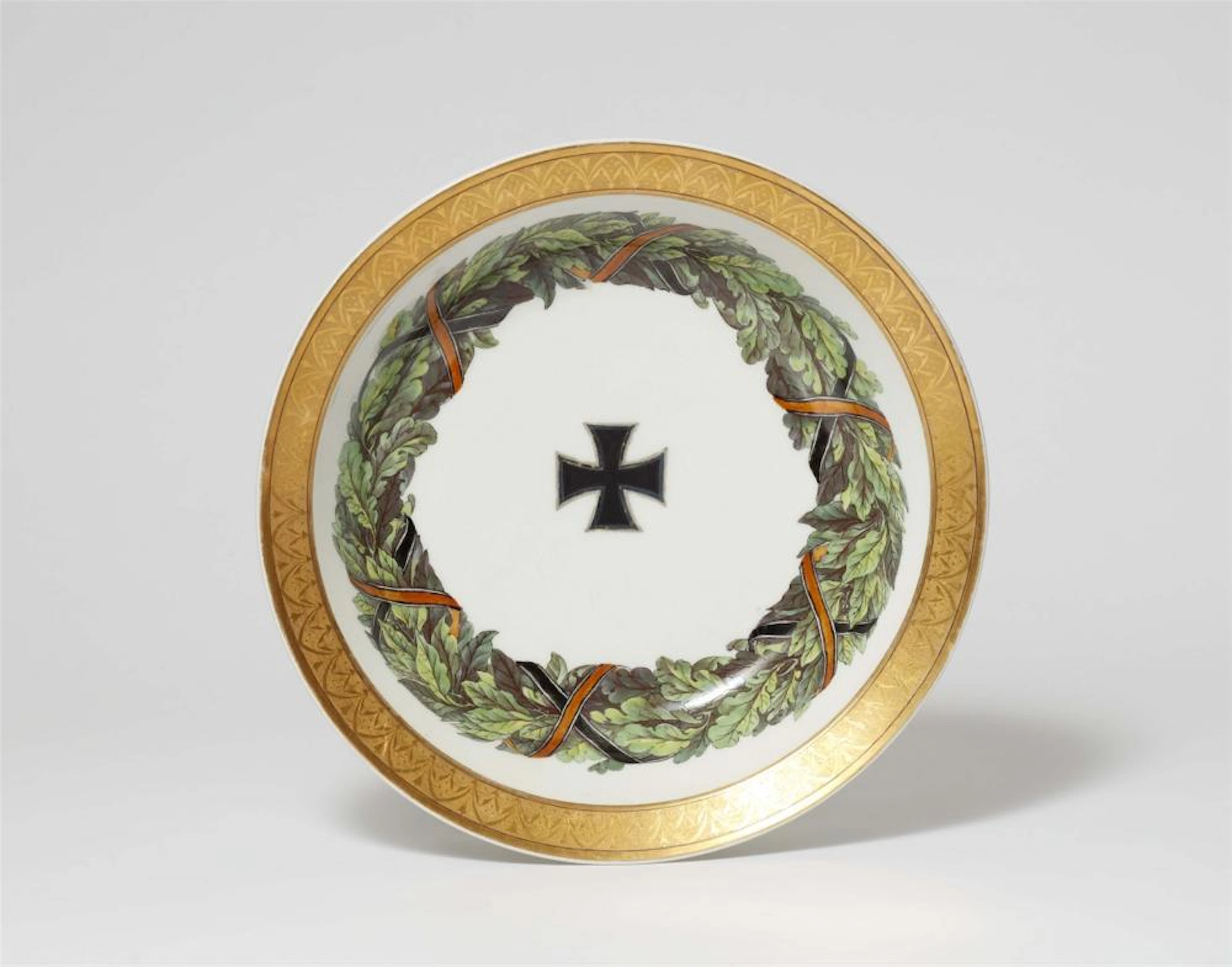A Berlin KPM porcelain dish from the general's service for Prince Wilhelm of Prussia