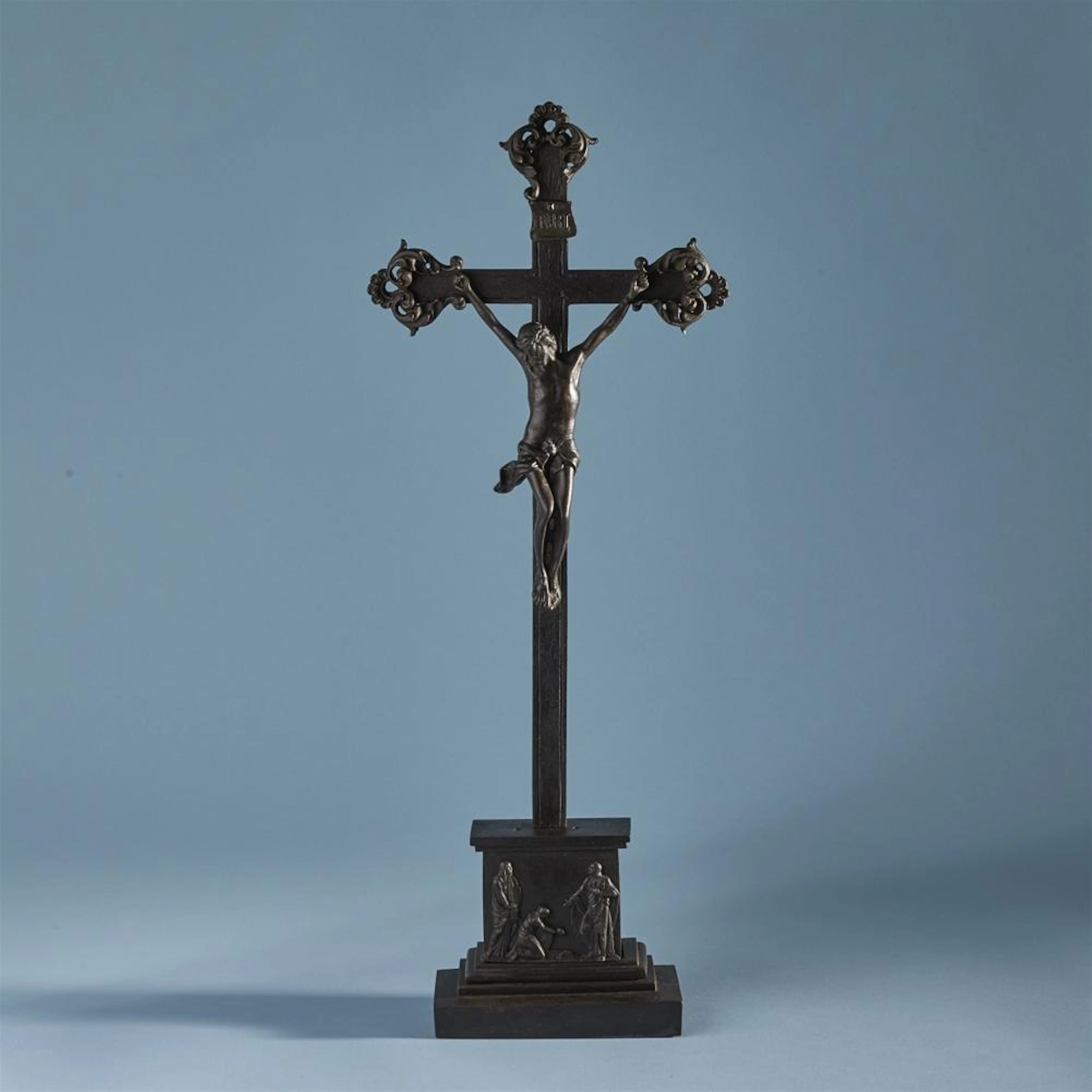 A cast iron crucifix