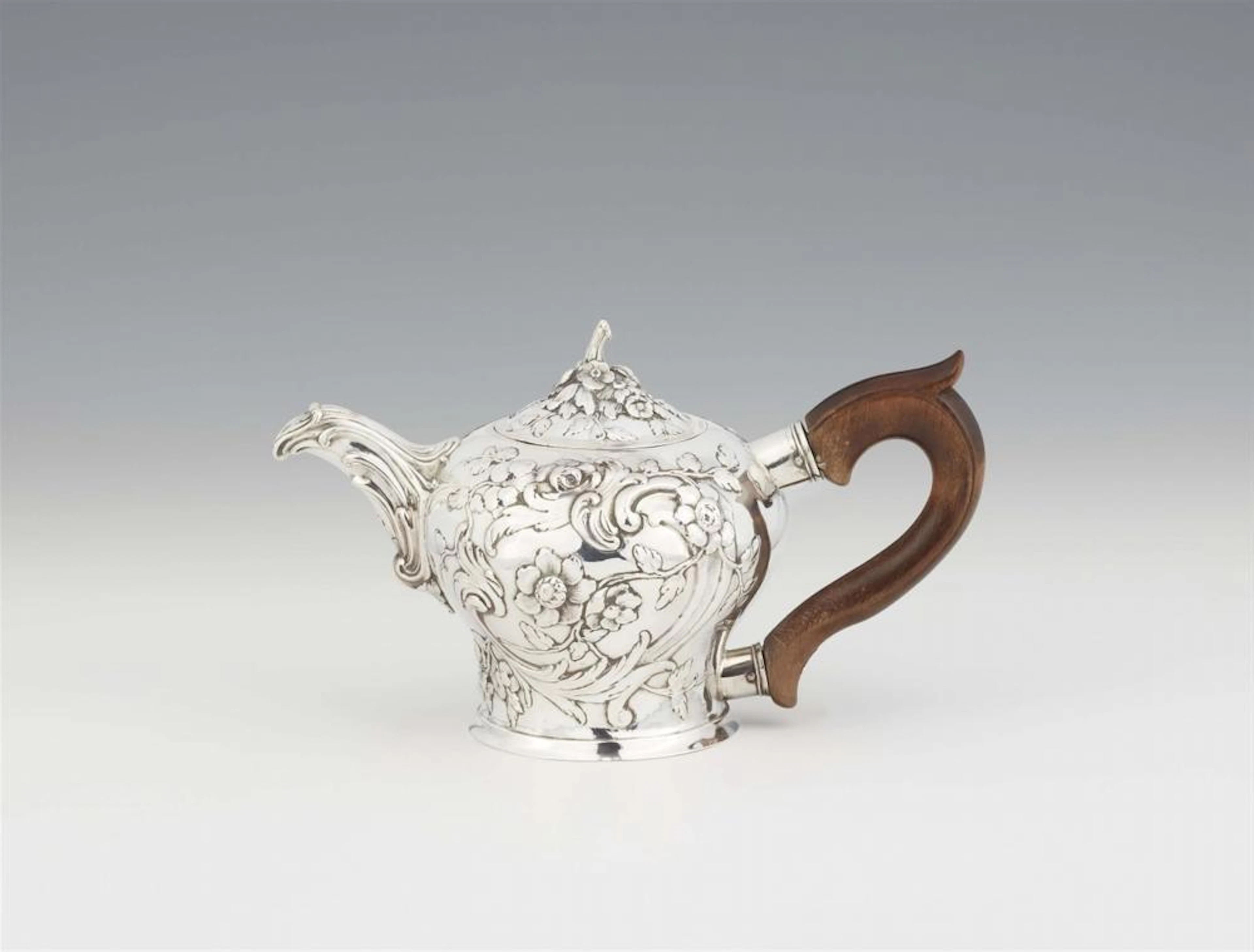 A Berlin silver Frederician teapot