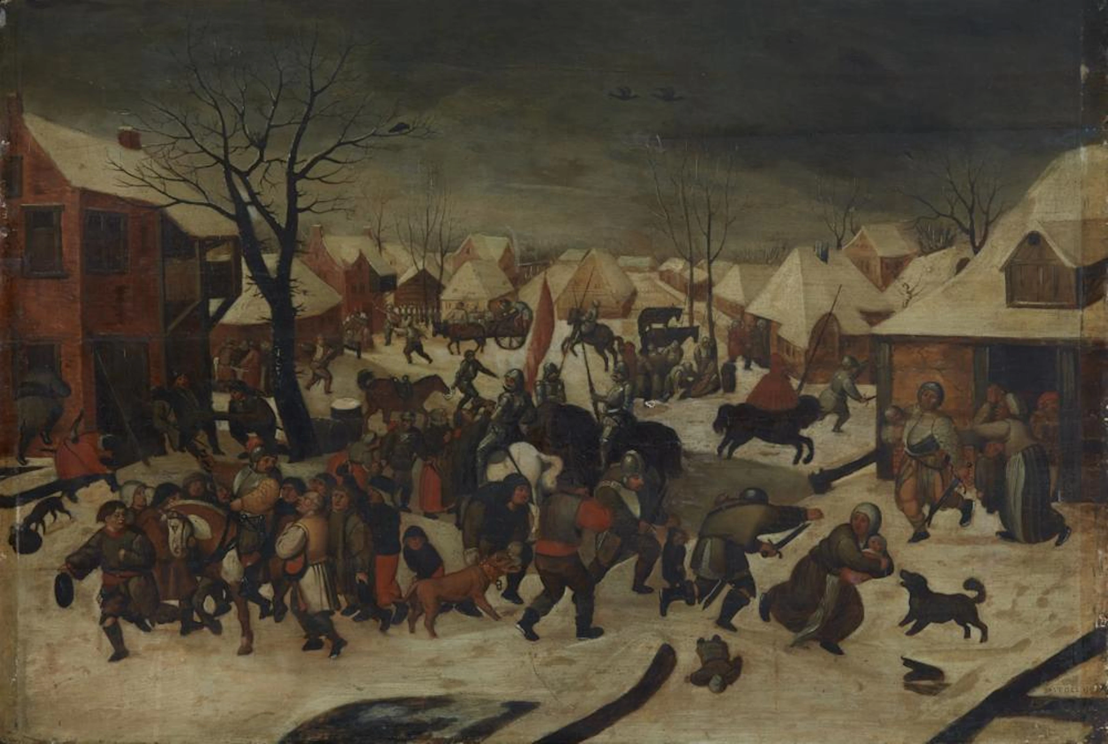 Pieter Brueghel the Younger, copy after, The Massacre of the Innocents