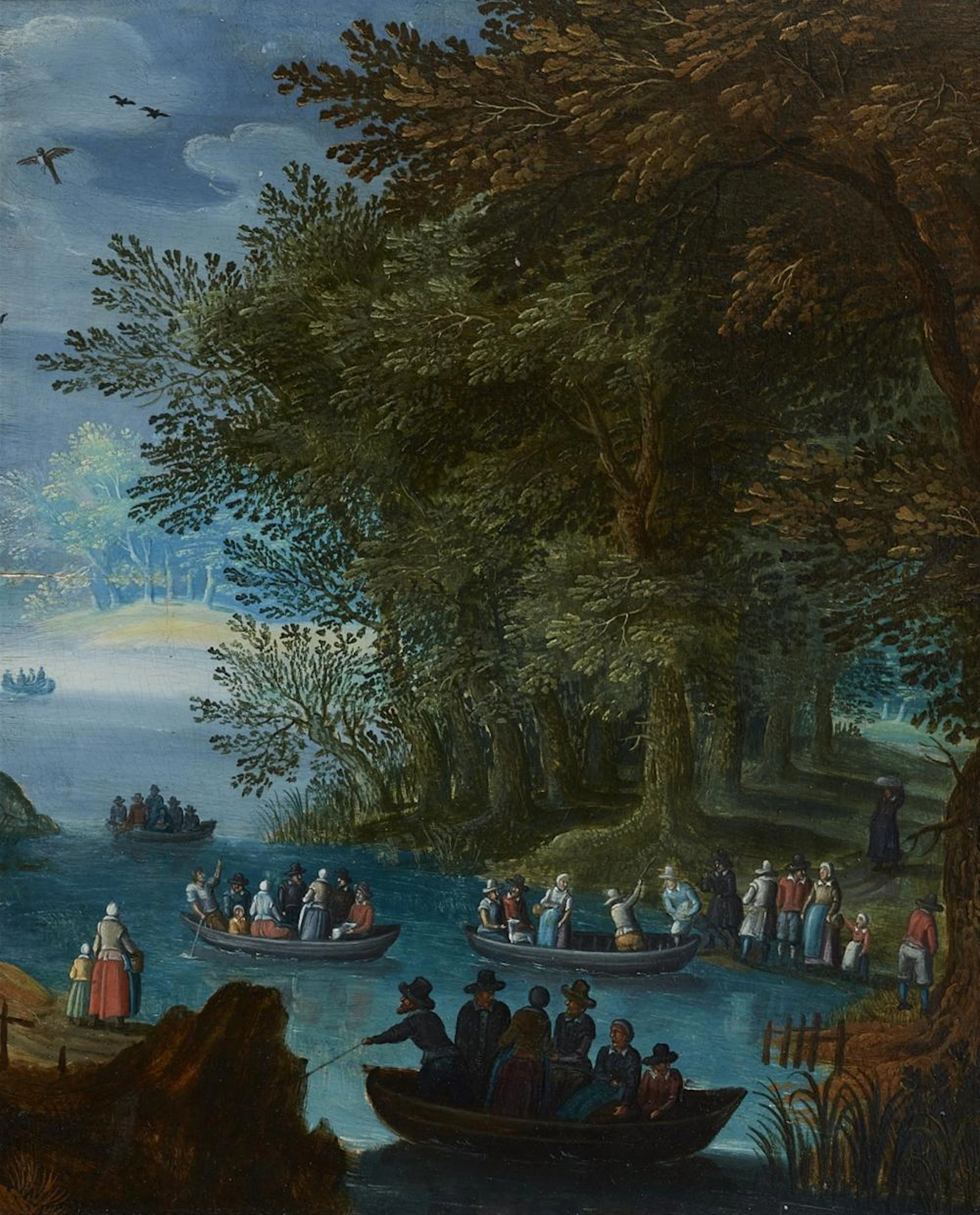 Jan Brueghel the Elder, follower of, River Landscape