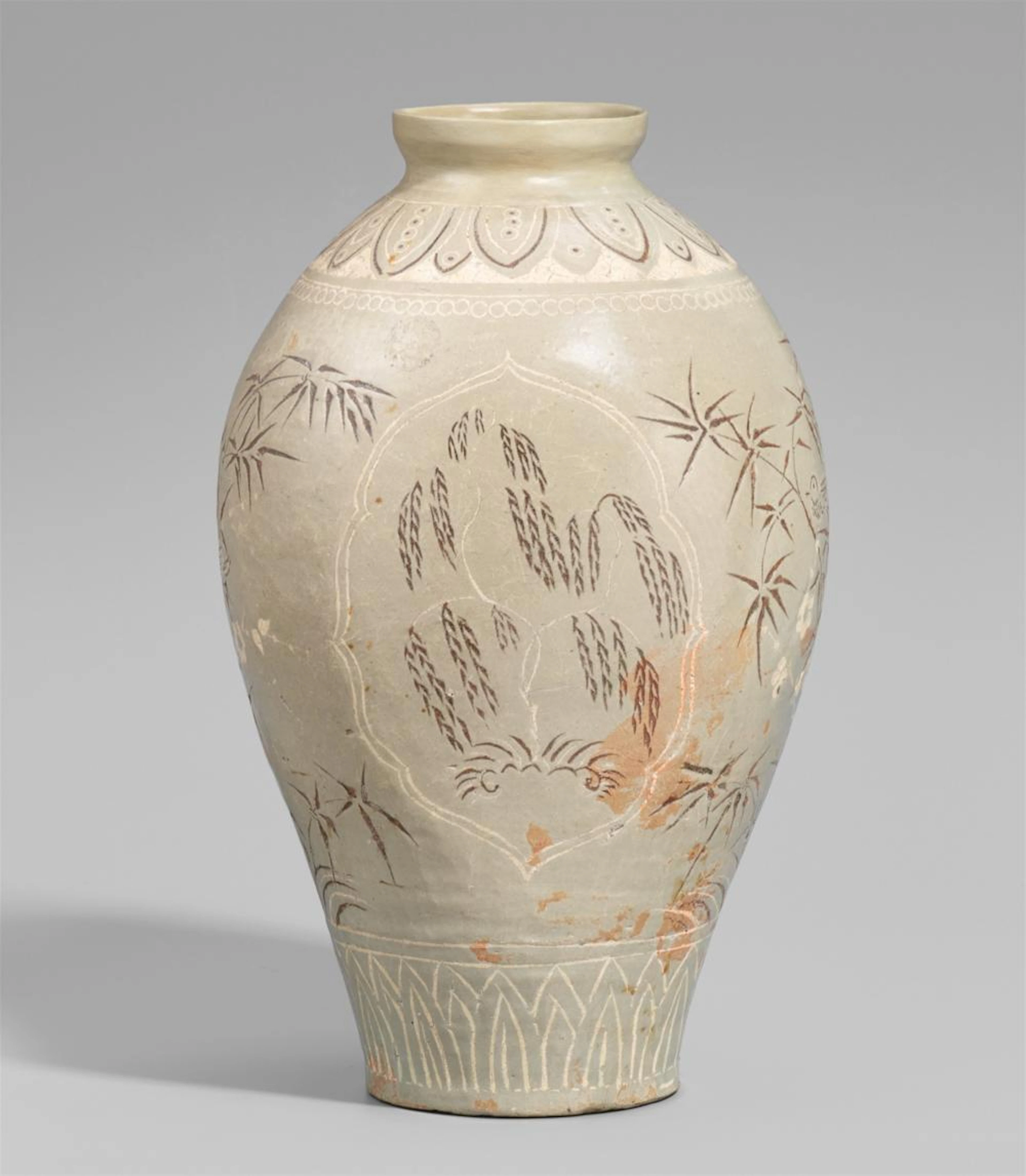 A large jar. Korea. Goryeo dynasty, 13th century