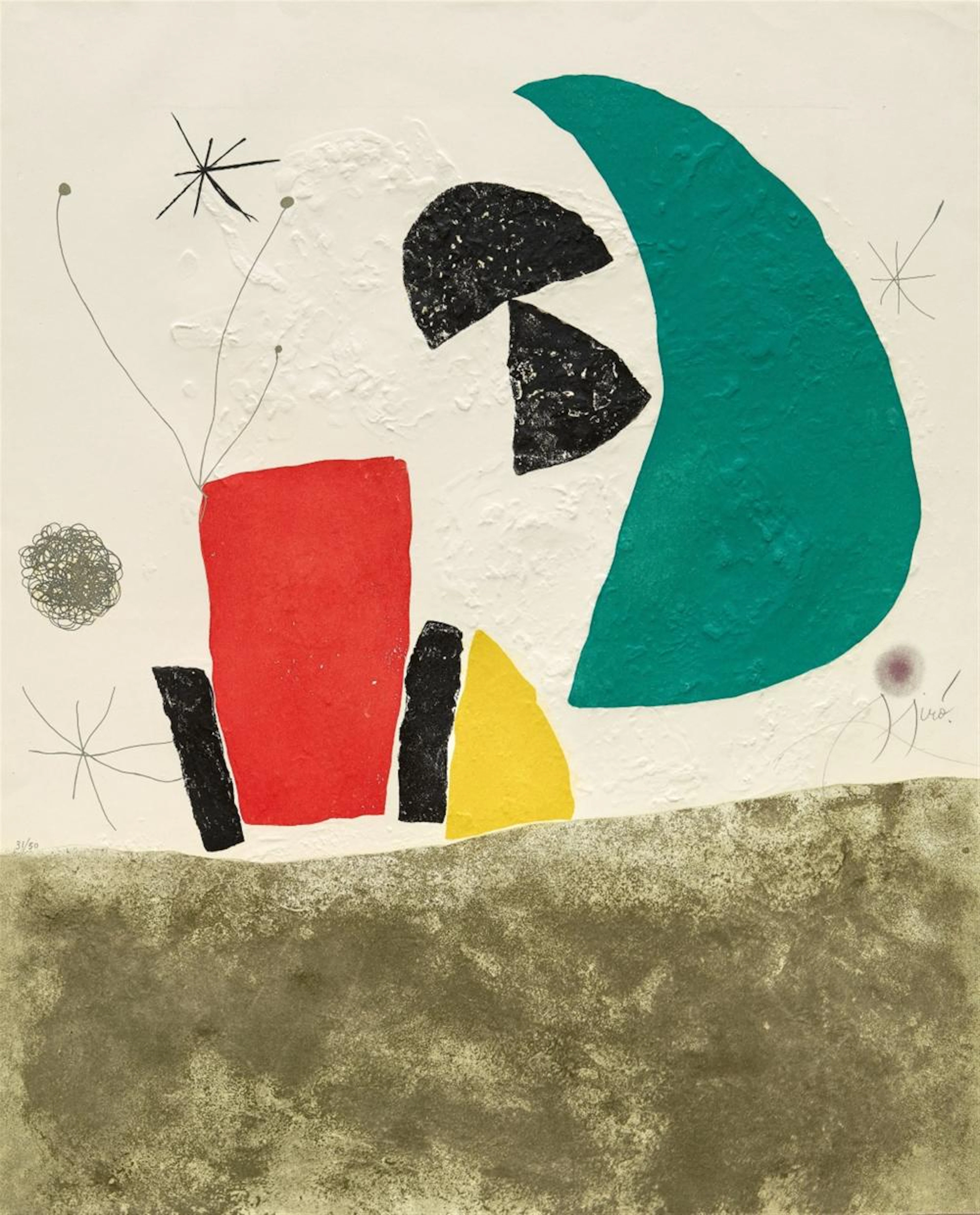 Joan Miró, Aus: Espriu - Miró, 1975