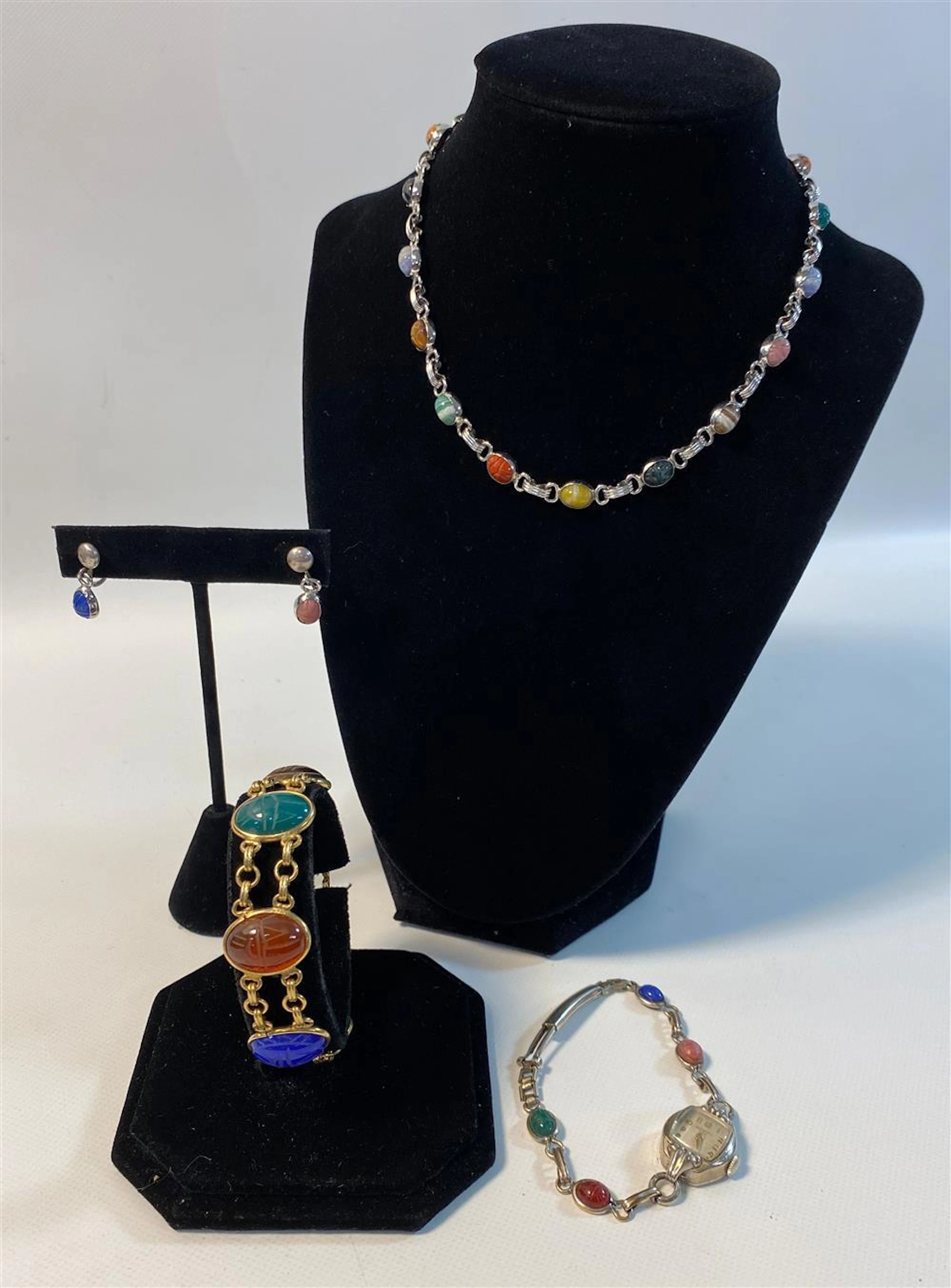 SCARAB FASHION JEWELRY LOT