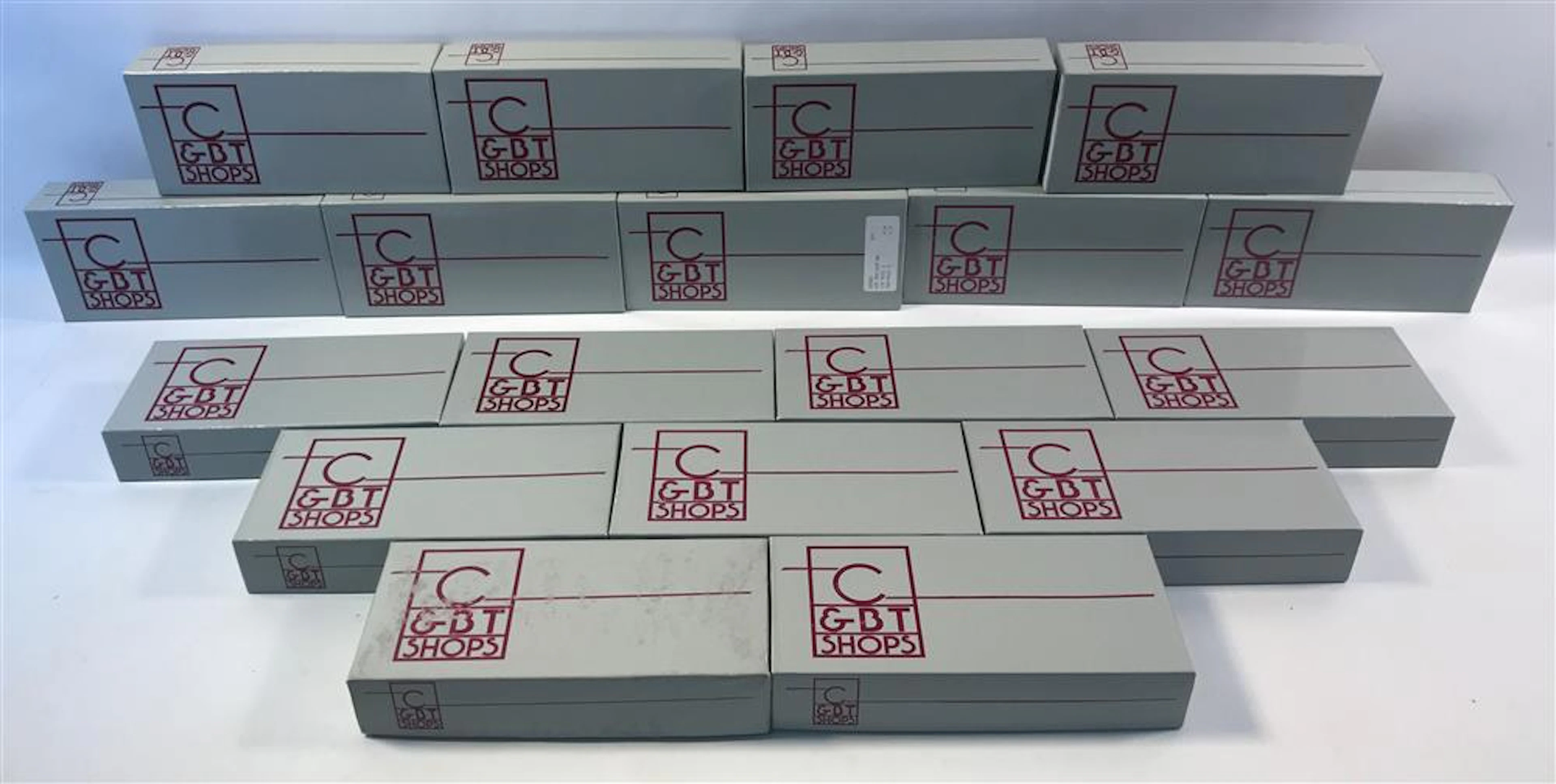 BOX LOT OF 18 C&BT HO GAUGE ROLLING STALK NIB