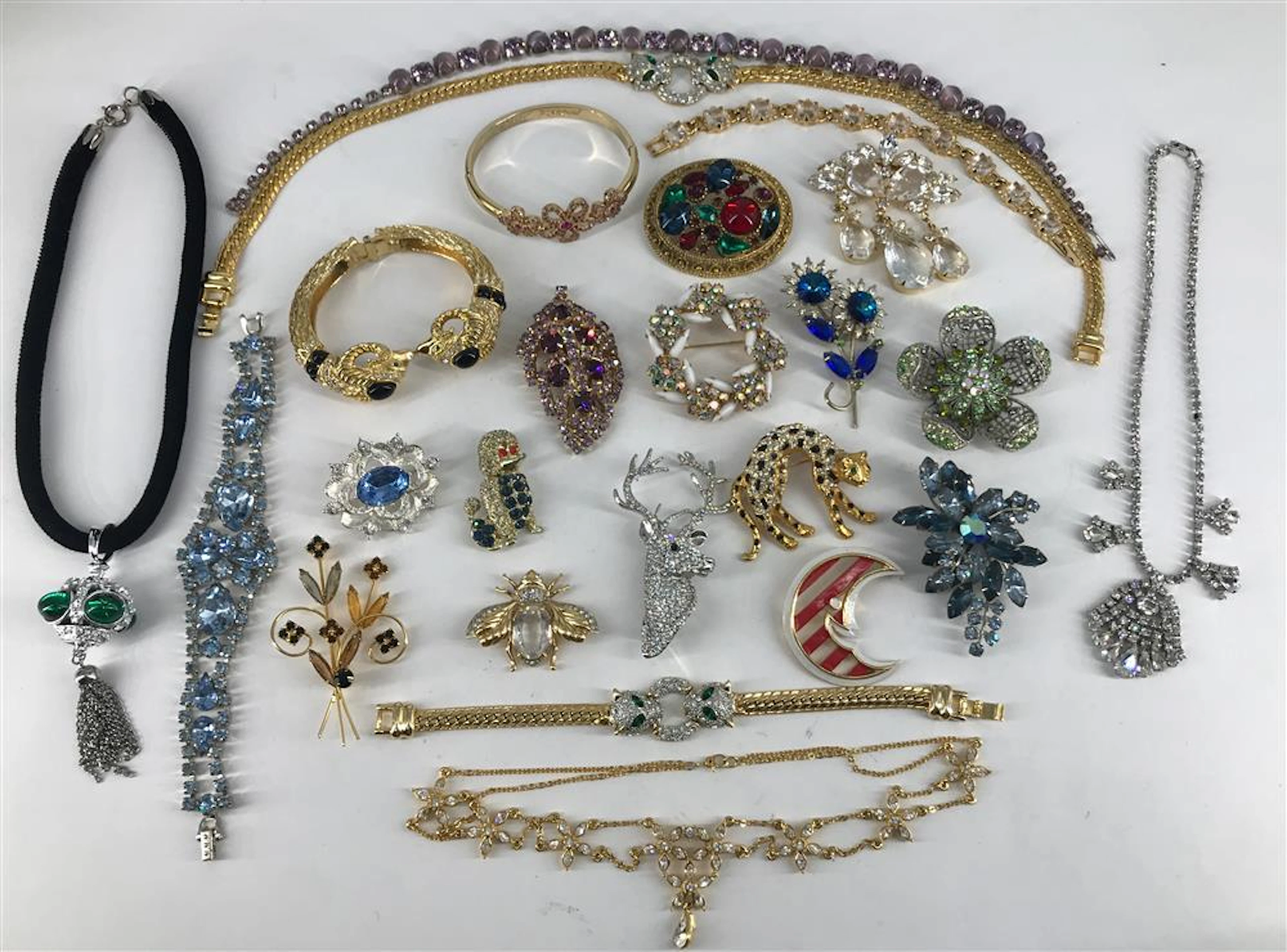 VINTAGE TO MODERN RHINESTONE ACCESSORIES