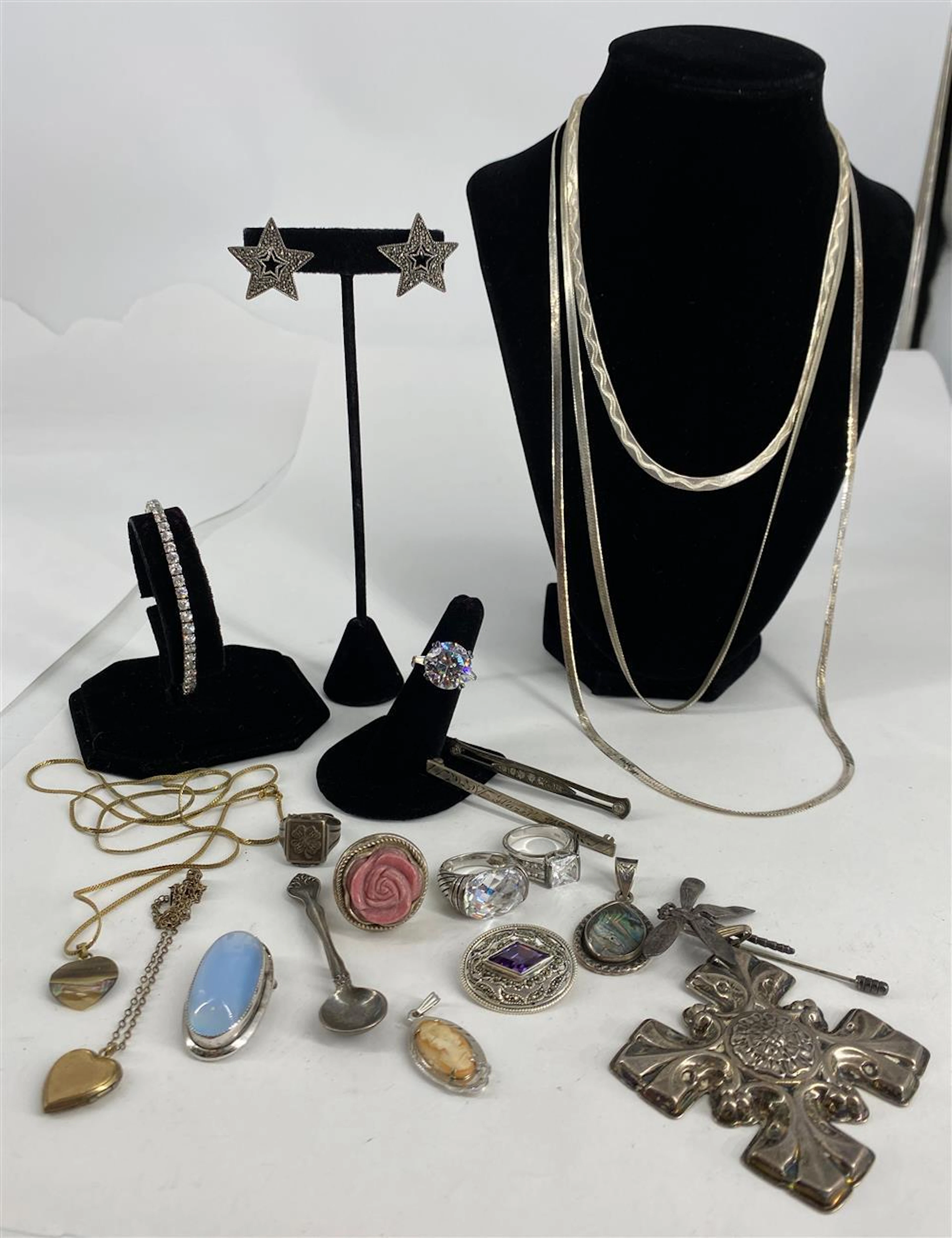 STERLING SILVER AND SILVER/GOLD PLATE JEWELRY AND ACCESSORIES