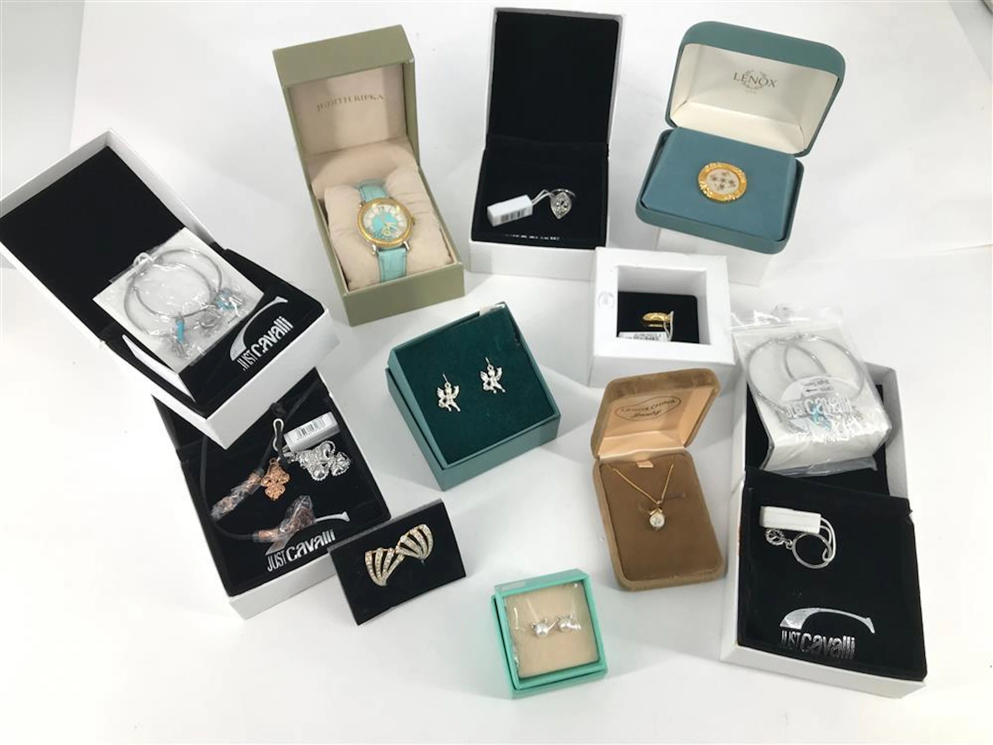 BOX LOT OF NEW OLD STOCK JEWELRY AND ACCESSORIES