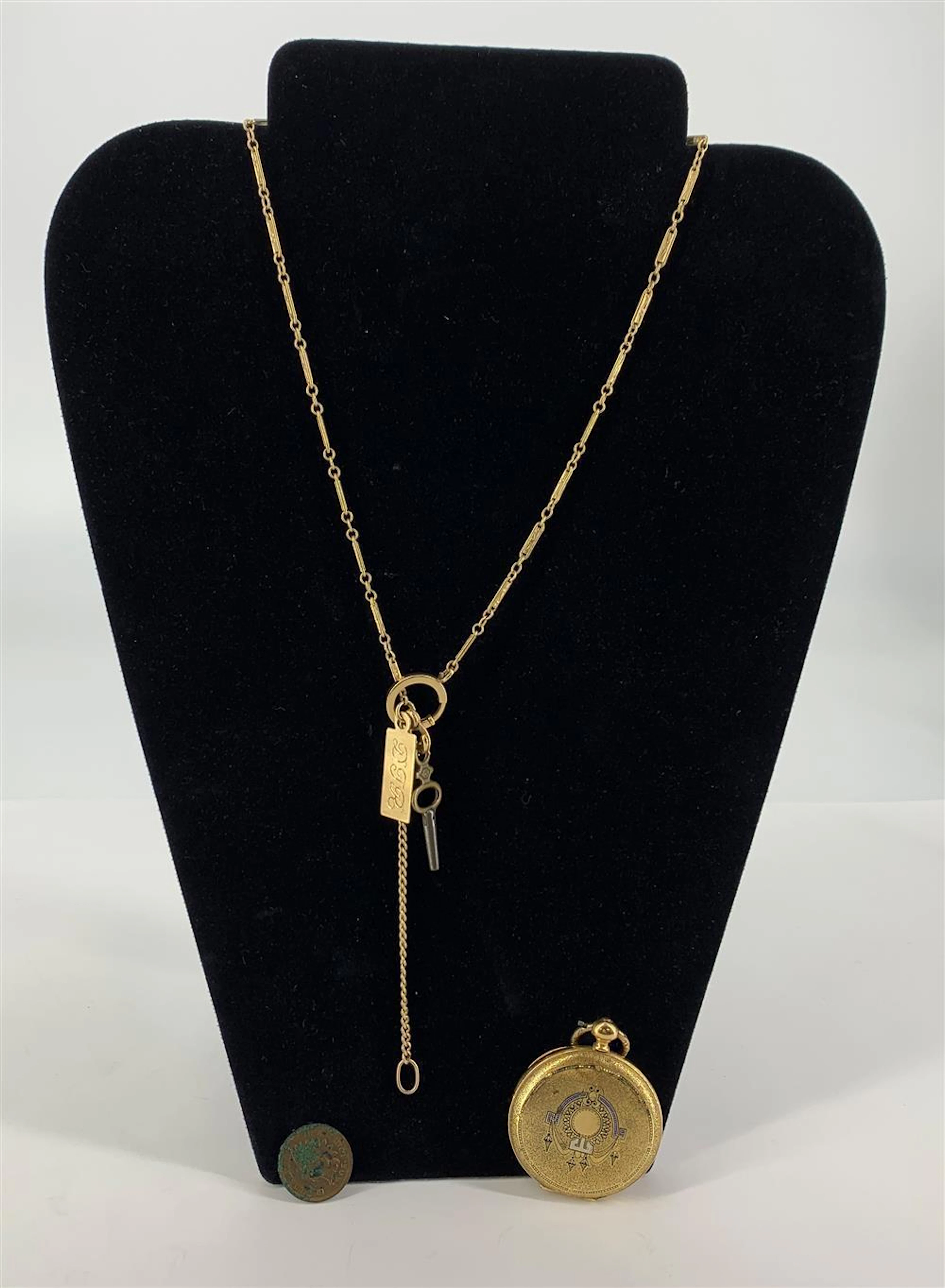 POCKET WATCH AND PENNY