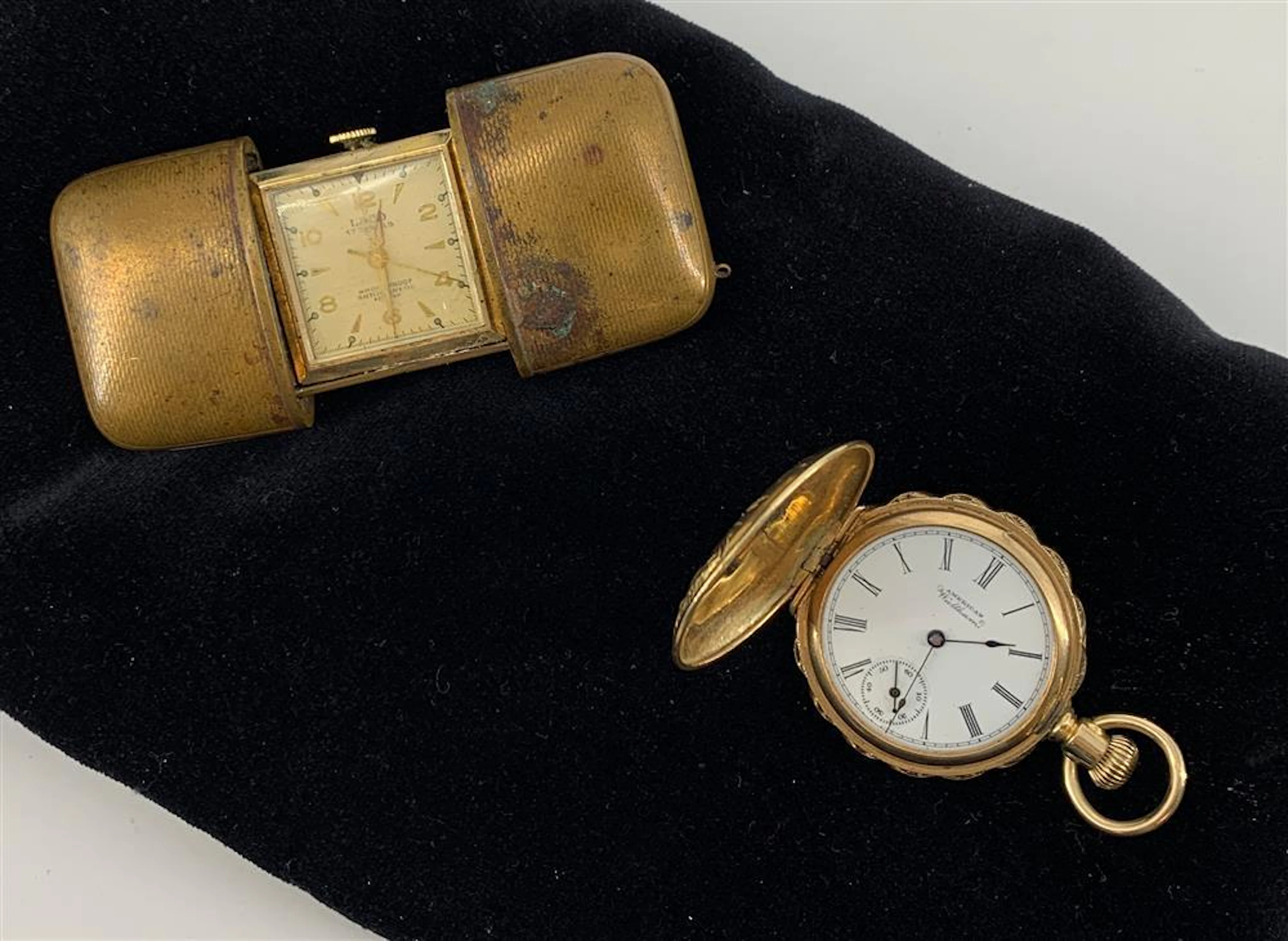 ENCASED WATCH AND POCKET WATCH