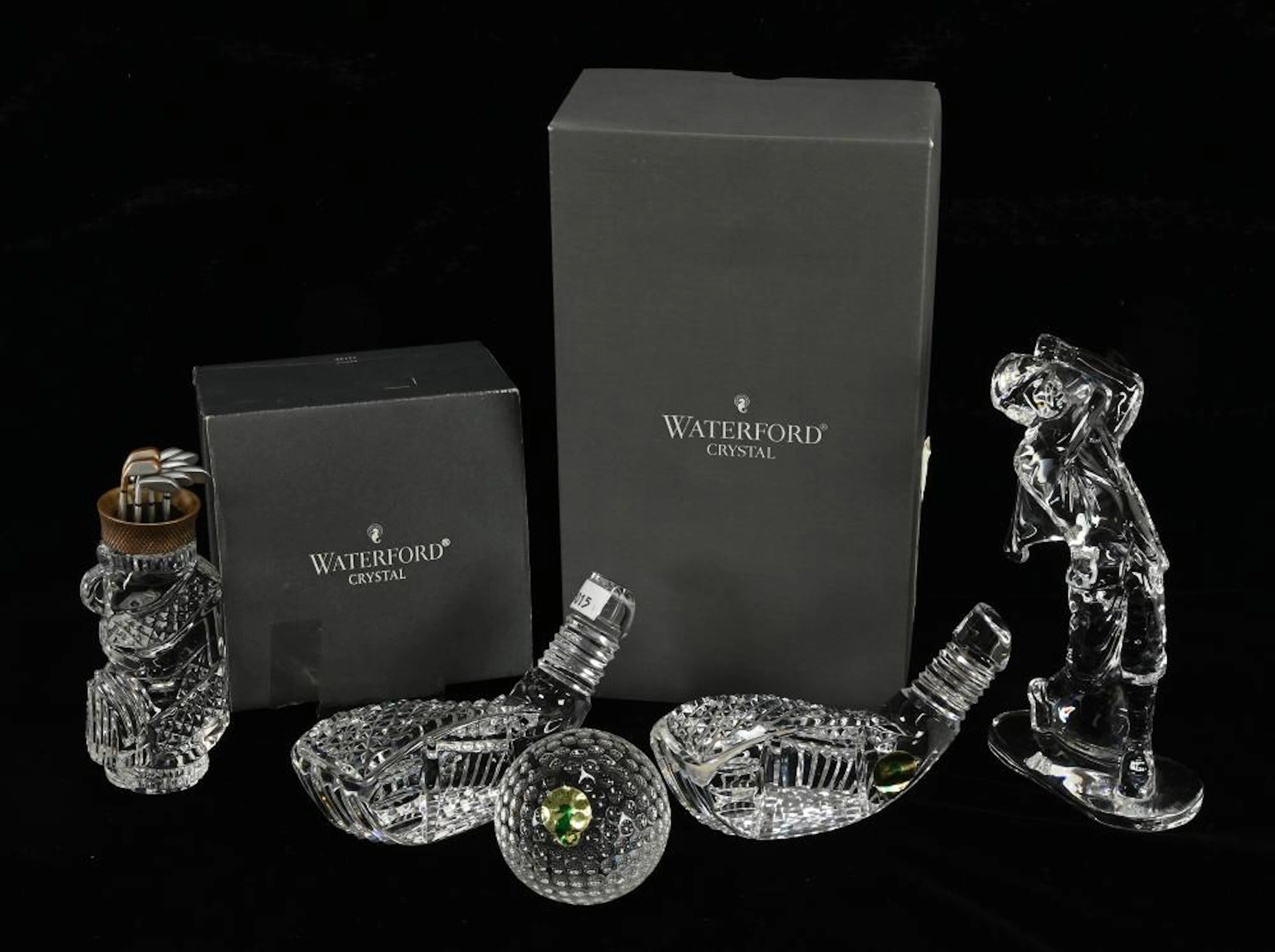 Fine Waterford Crystal Golf Related Collectio