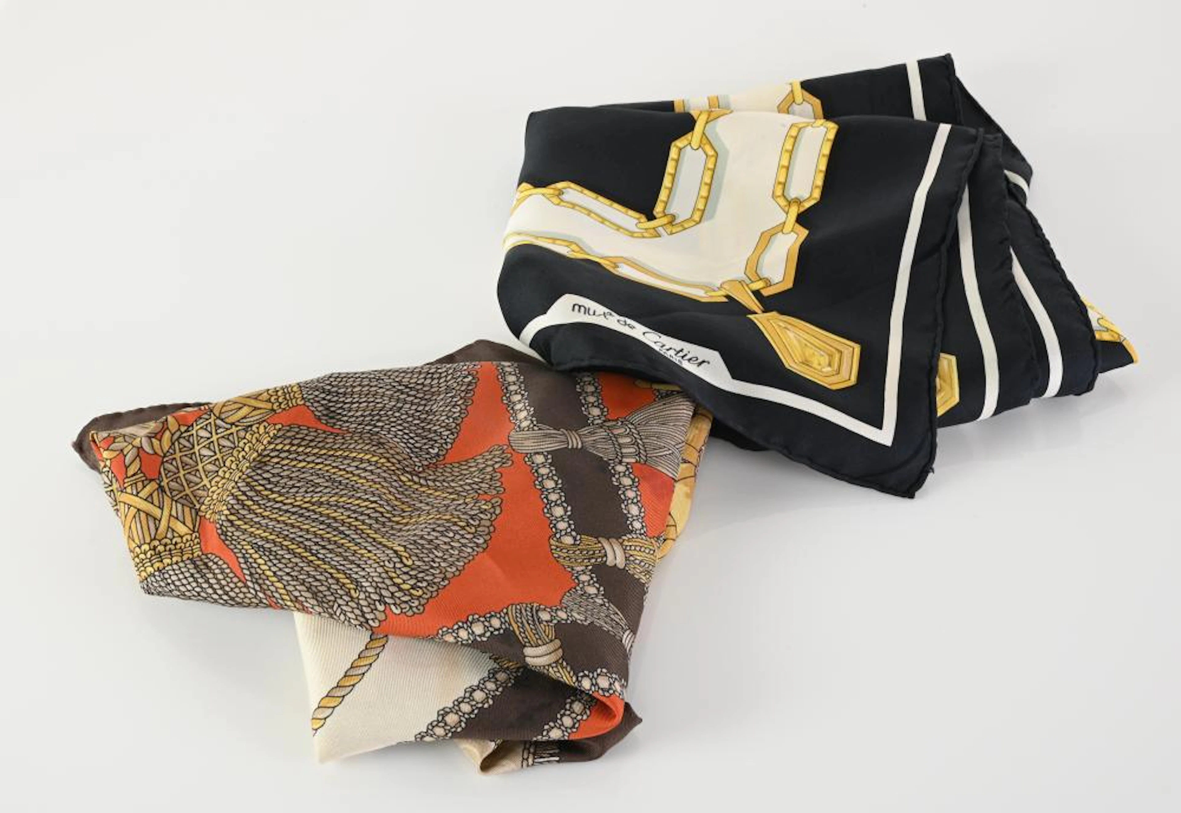 Vintage Cartier Paris Silk Scarf