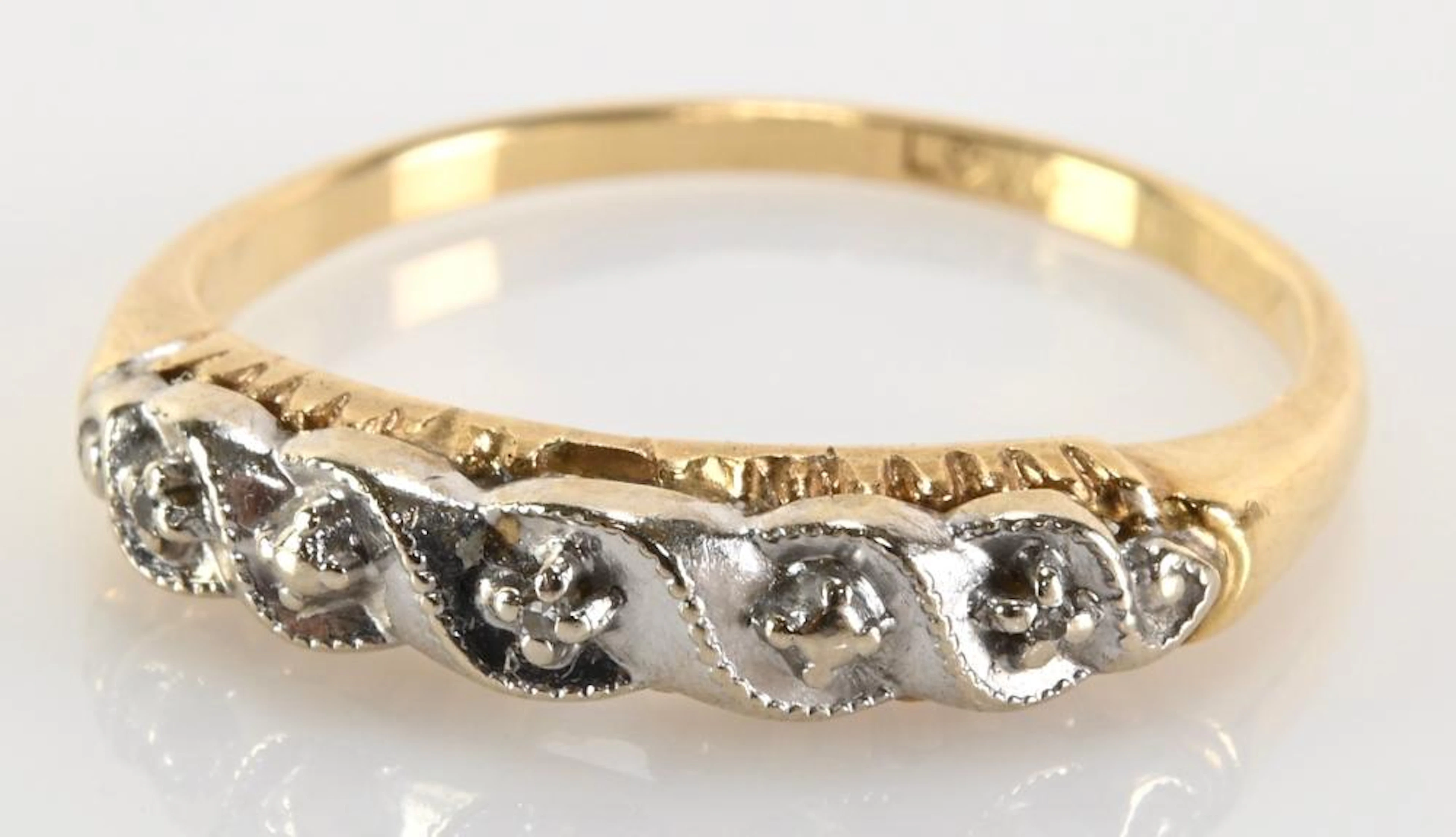 Vintage 14K Gold Loveland Designer Jewelry Ring