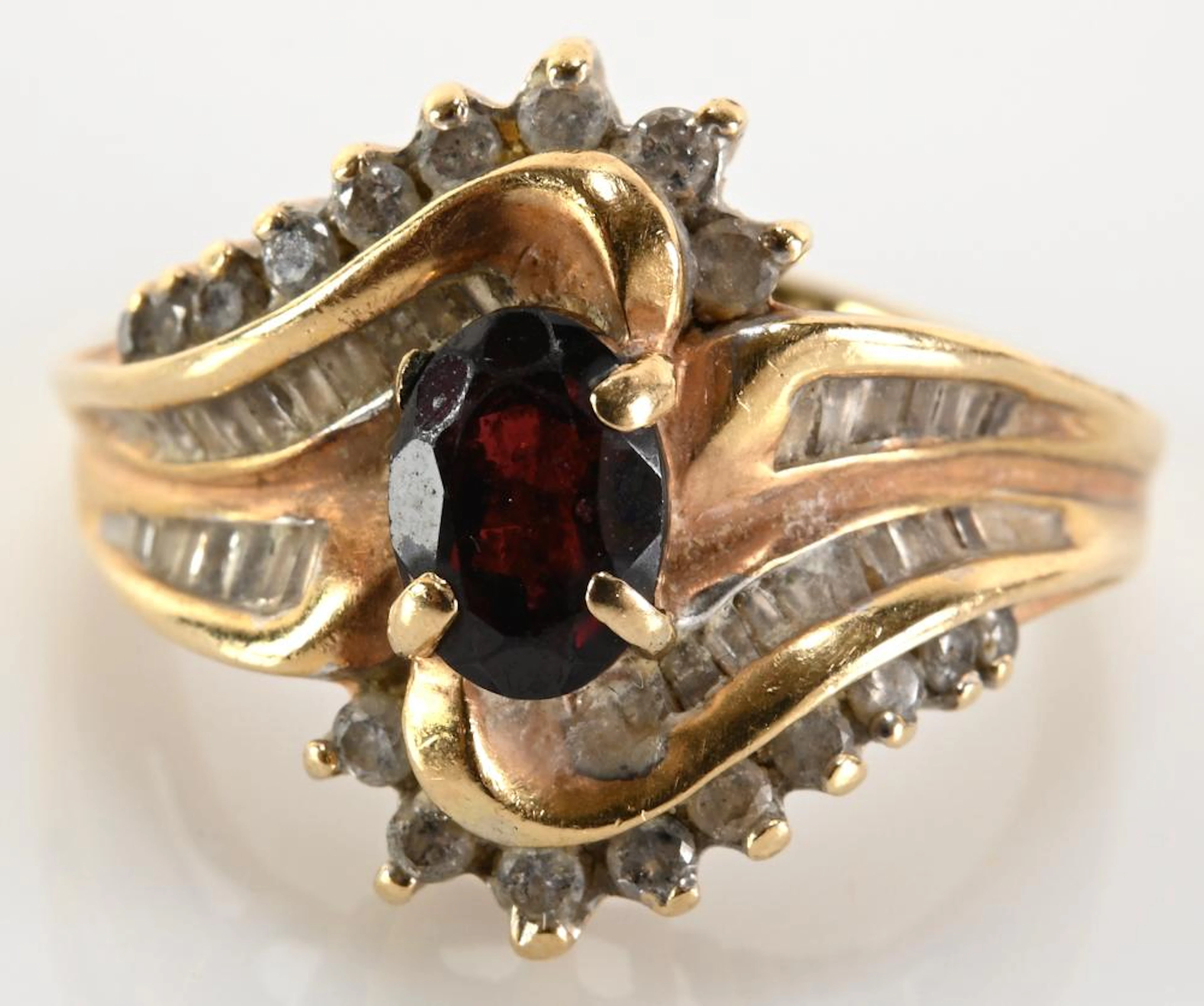 Vintage 14K Gold Designer Jewelry Ring