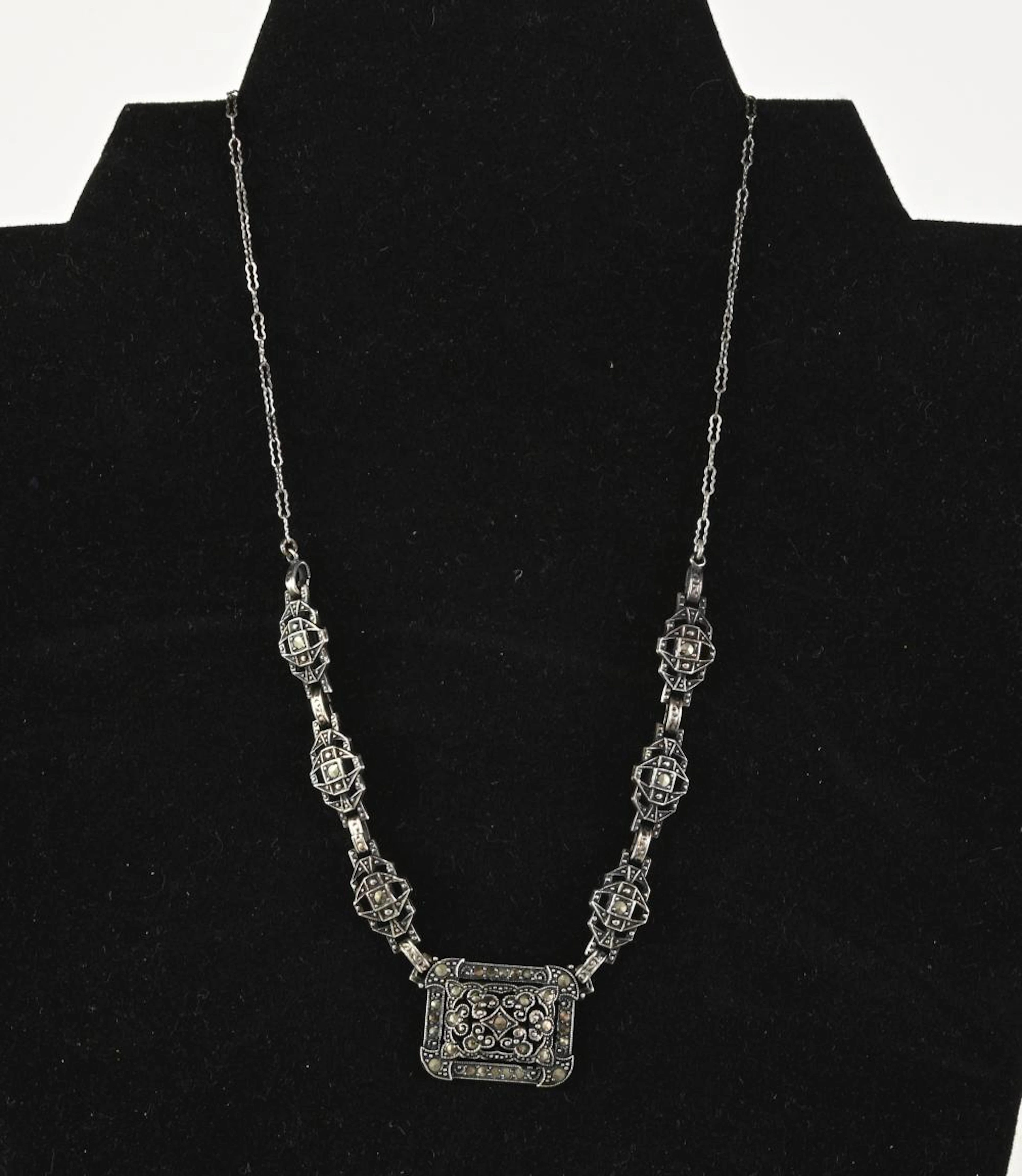 Vintage Sterling Designer Jewelry Necklace