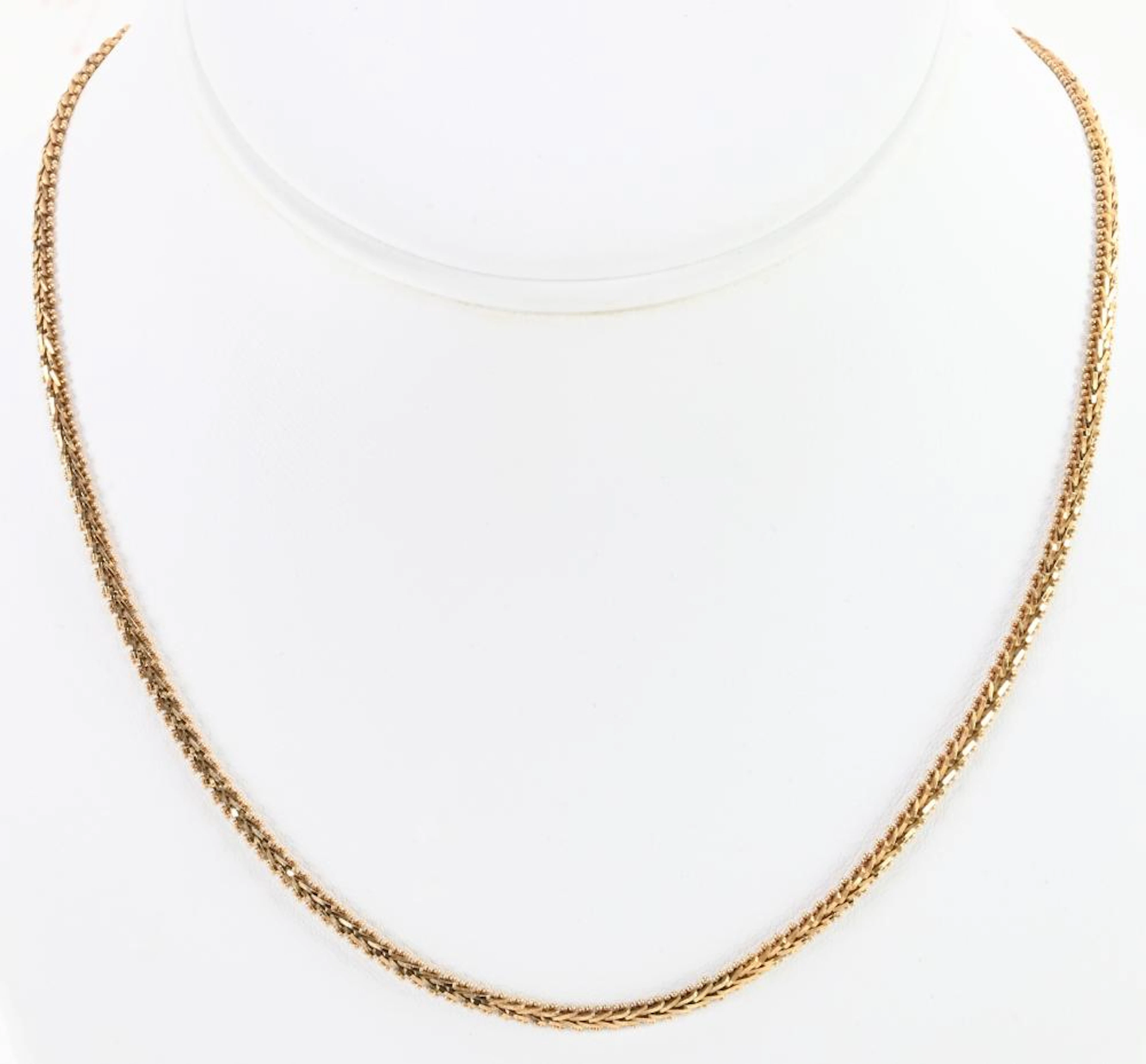 Vintage 14K Gold Designer Mexico Jewelry Necklace