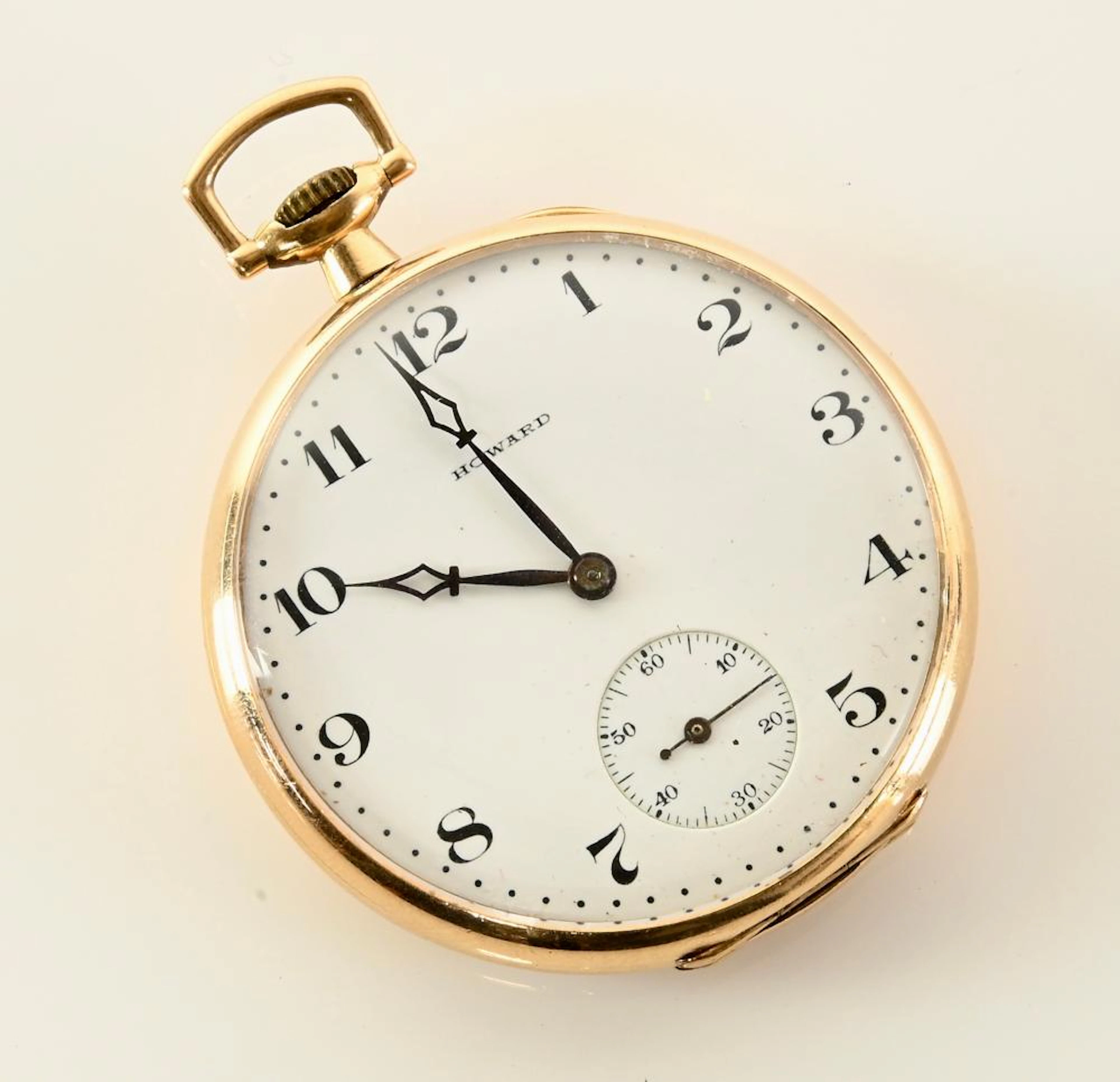Very Fine E. Howard 23 Jewel Open Face Pocket Watch