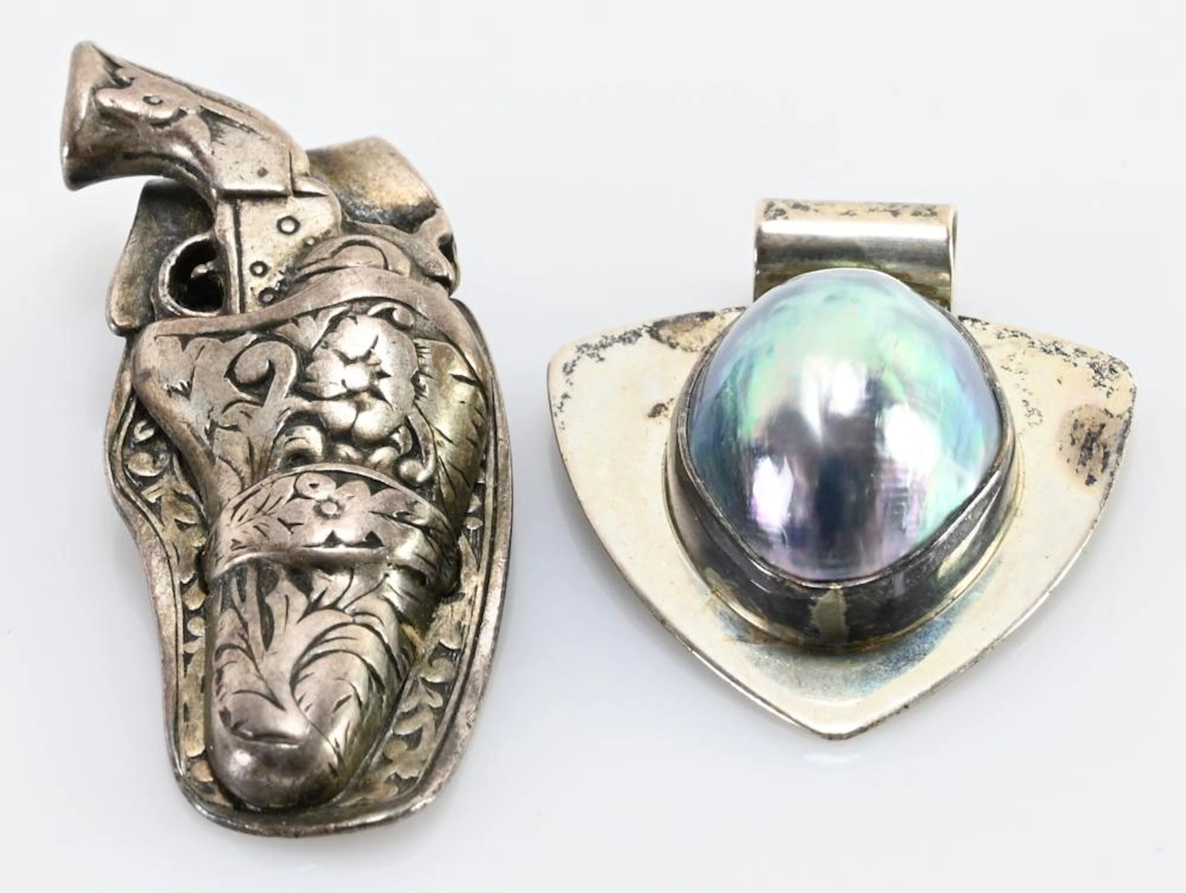 Vintage Sterling Designer Jewelry Pendants