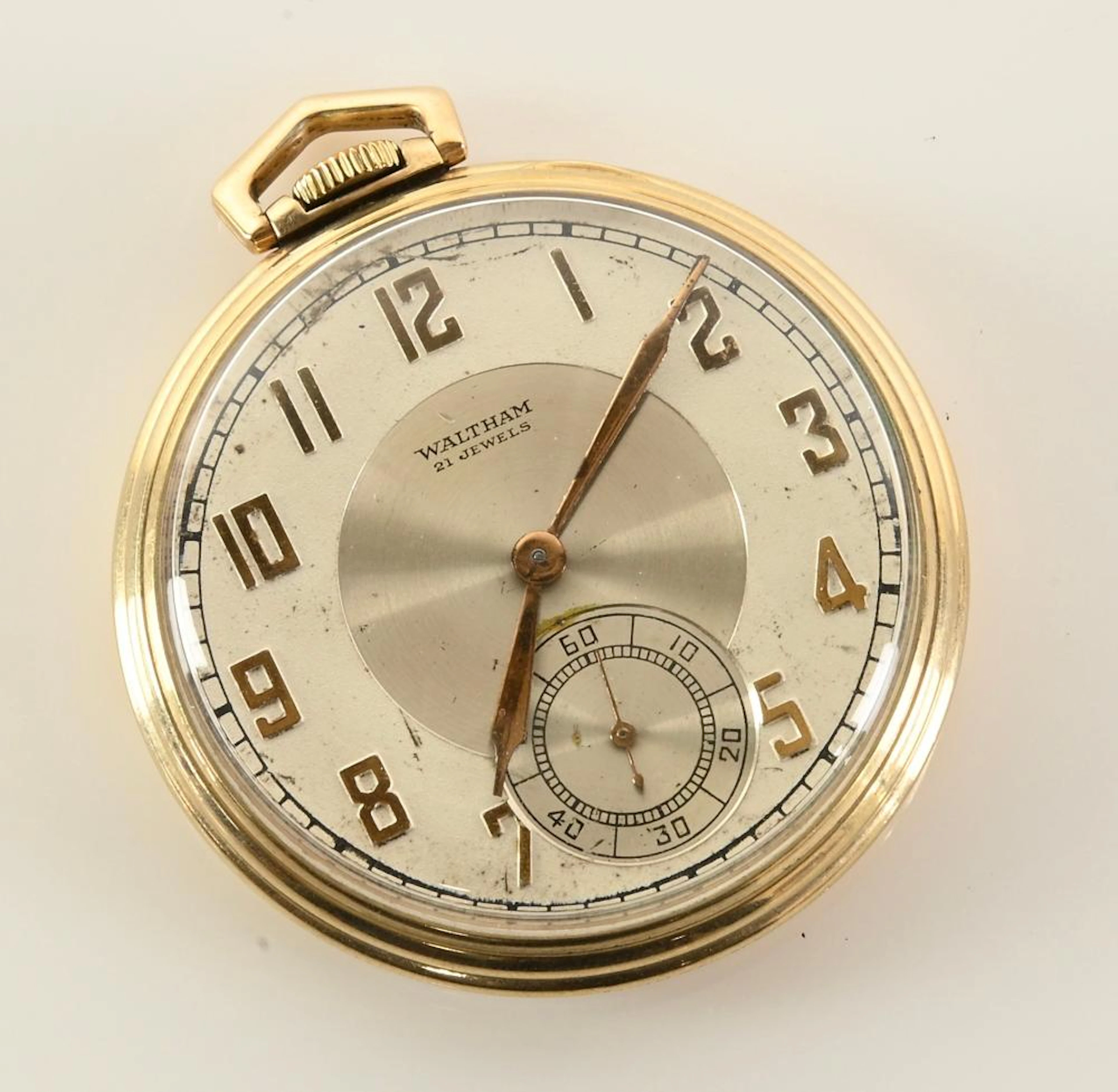 Waltham Colonial Riverside 21 Jewel Open Face Pocket Watch