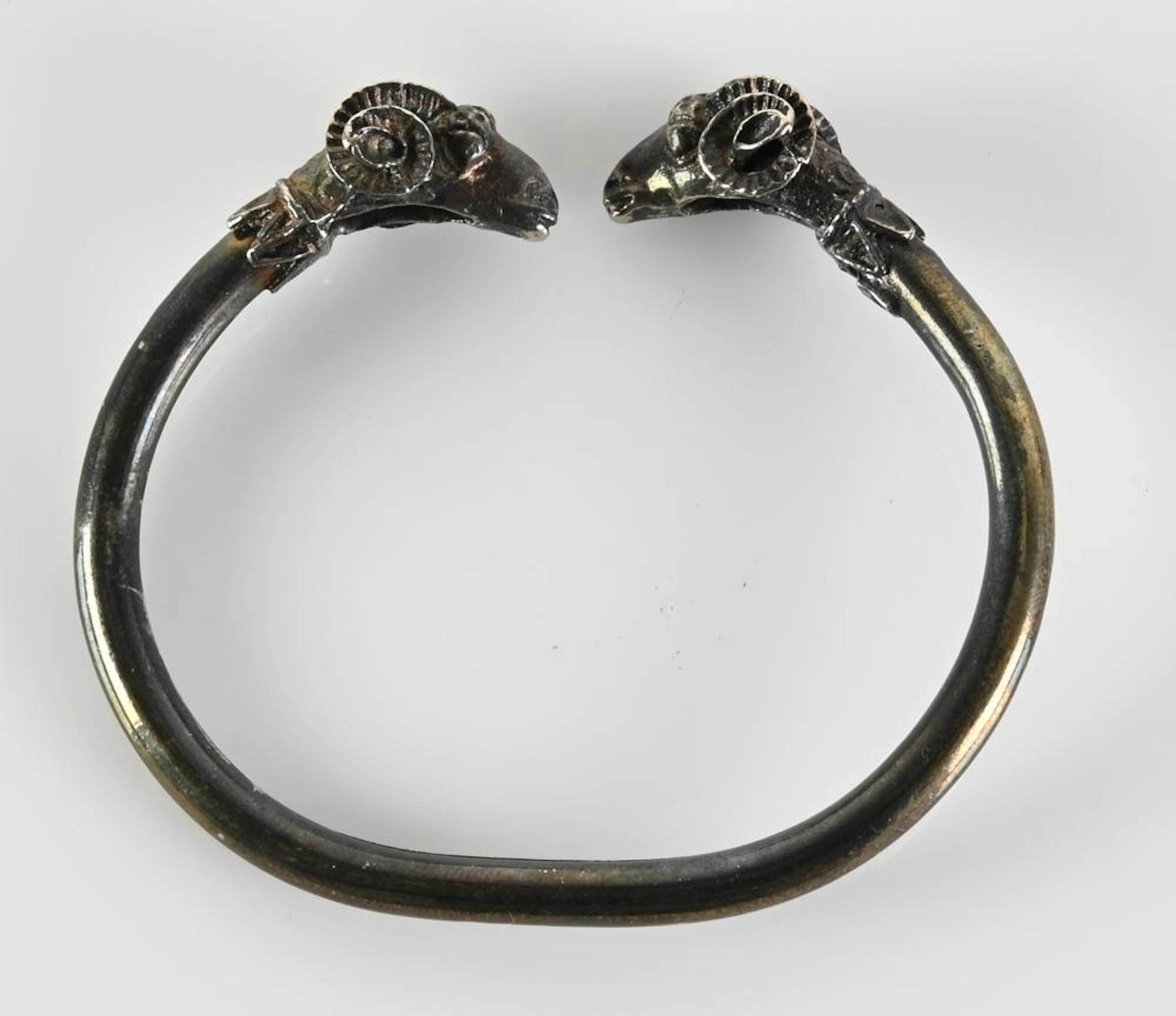 Vintage Art Deco Rams Head Jewelry Bracelet