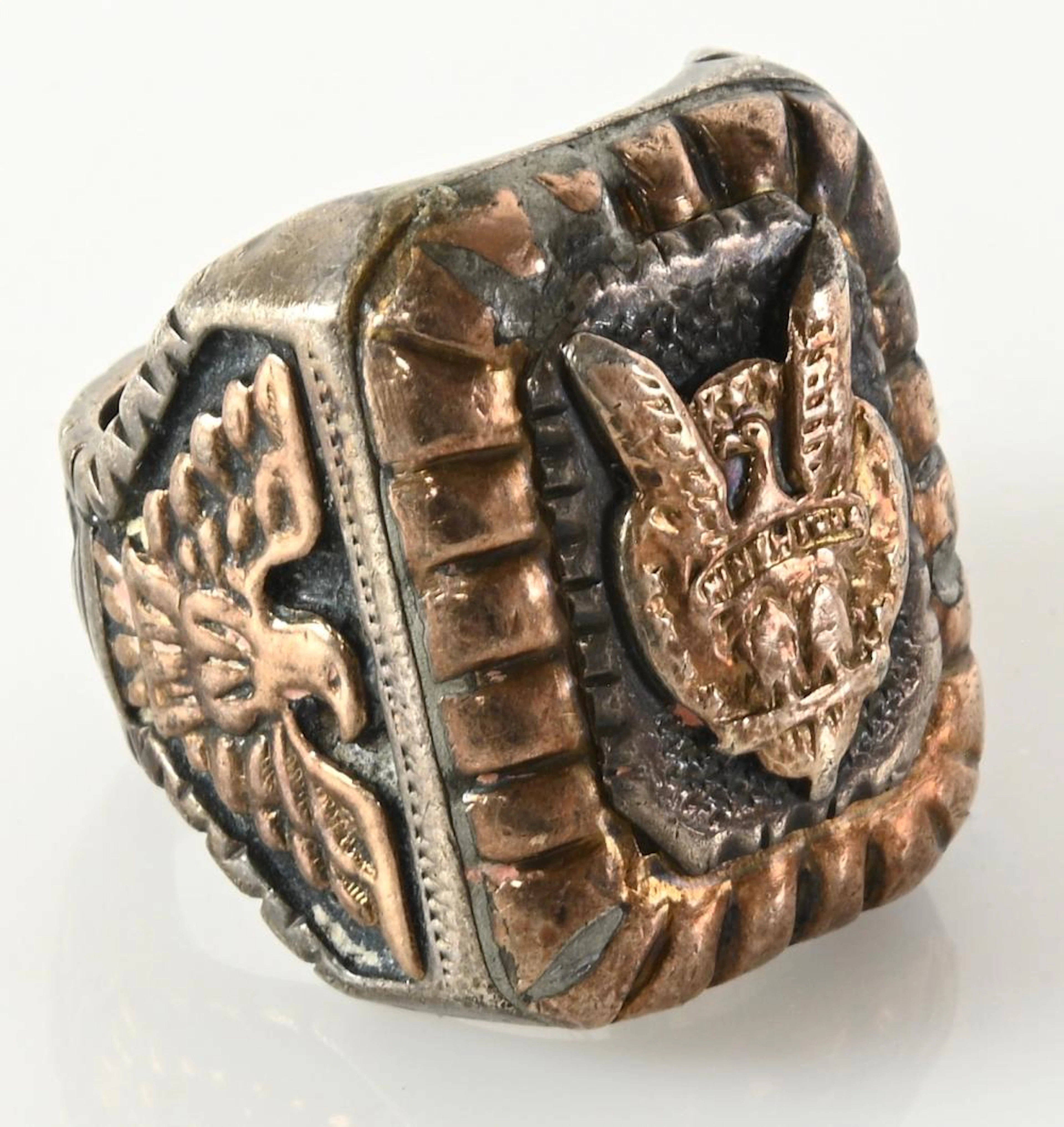 Vintage Men's Eagle Jewelry Ring