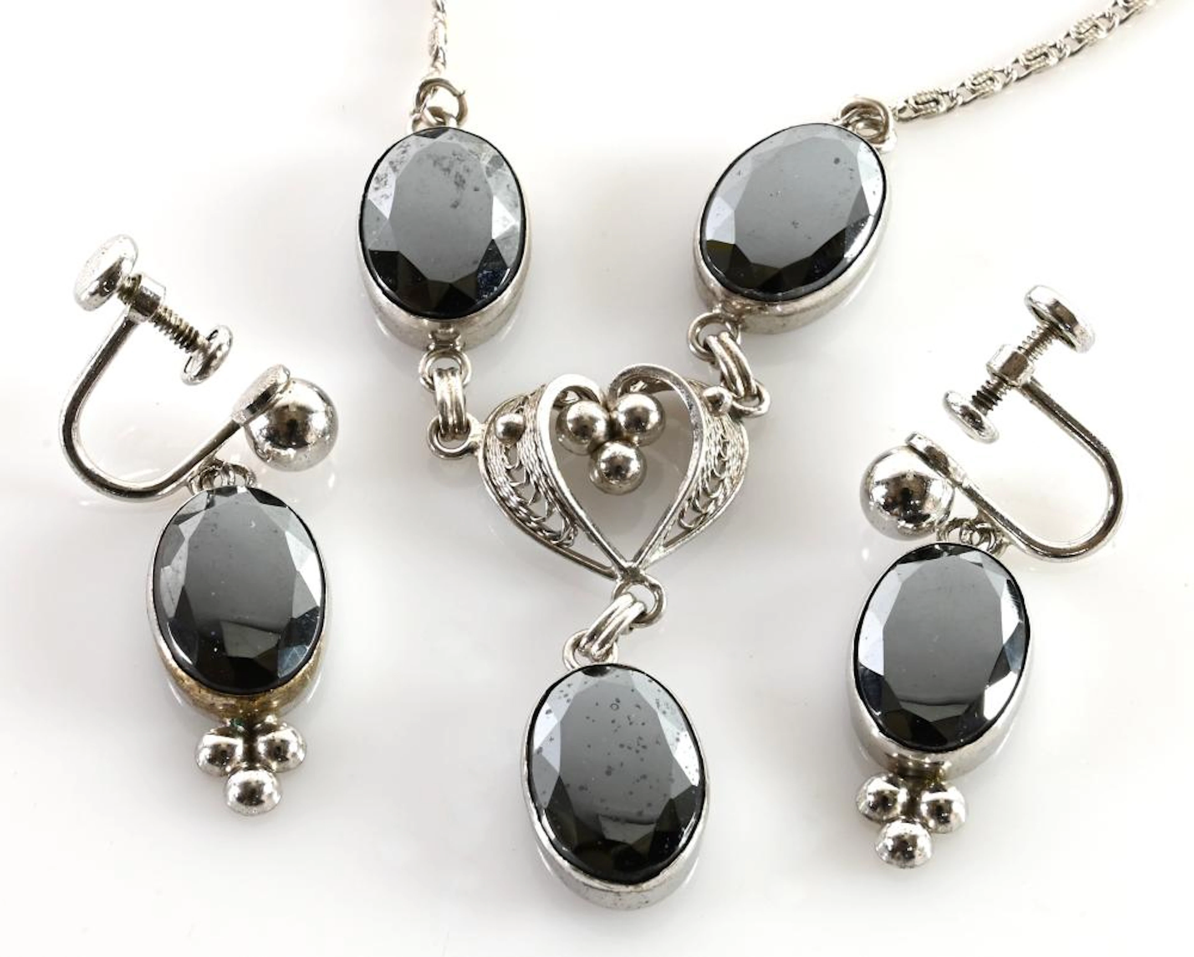 Vintage Sterling Van Dell Designer Jewelry Set