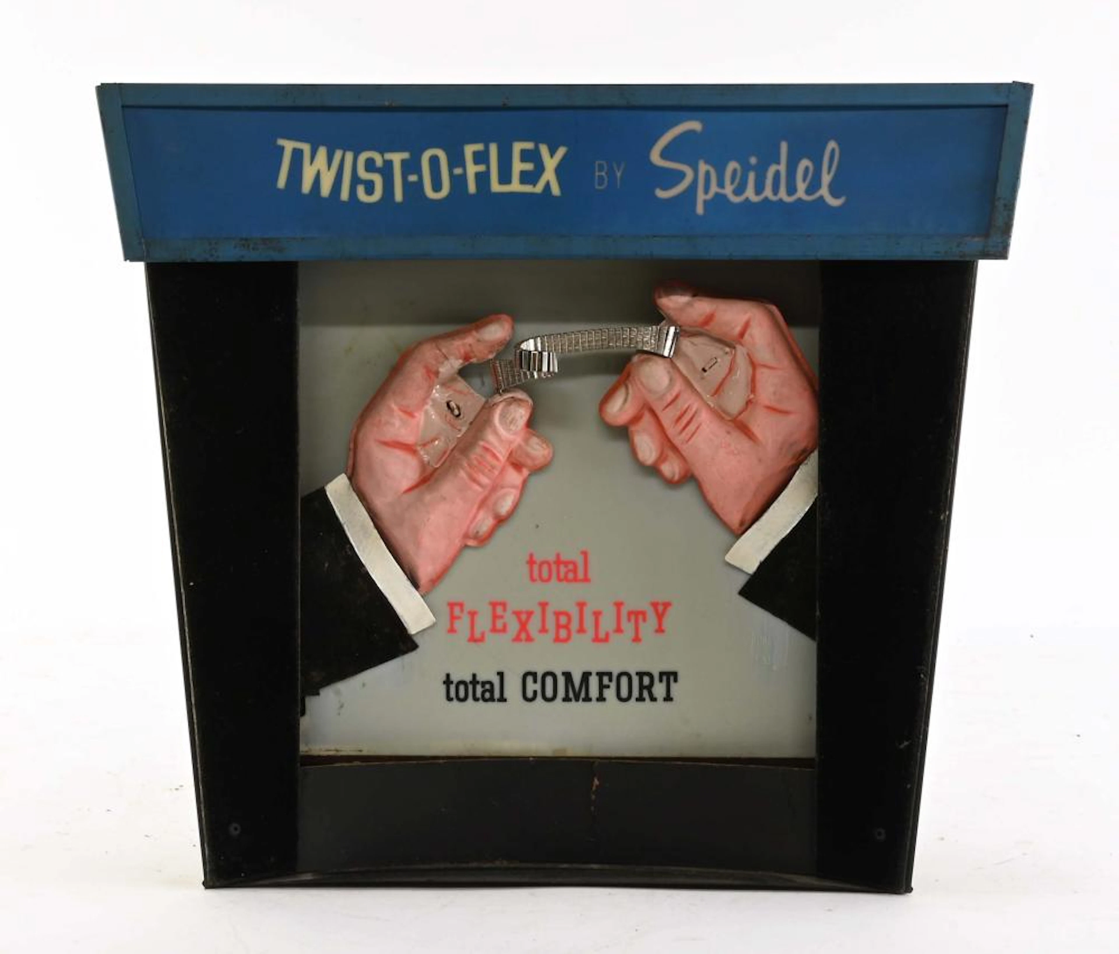 Vintage Twist-O-Flex By Speidel Mechanical Counter Display