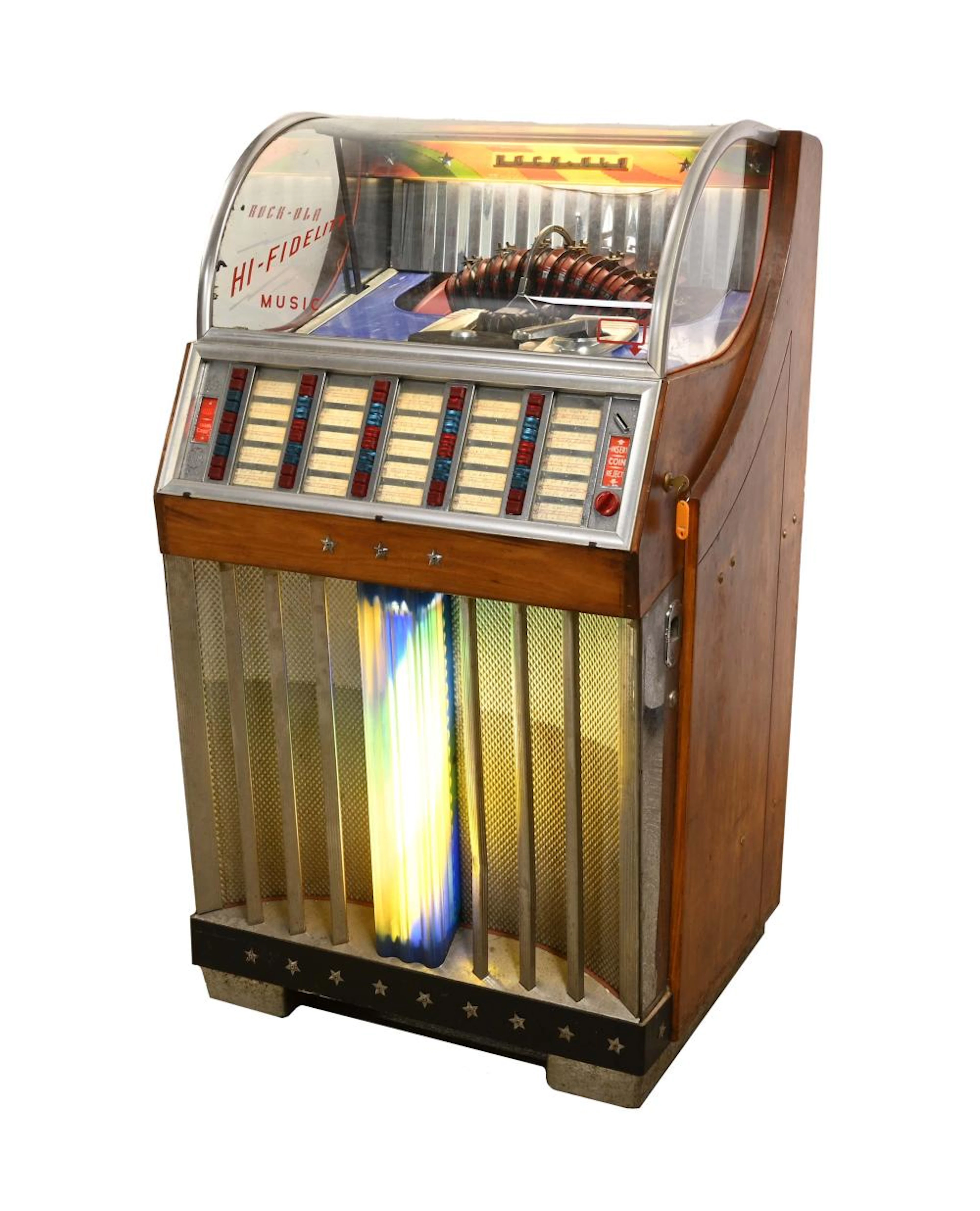 Vintage Rock-Ola Model 1442 Hi-Fidelity Jukebox