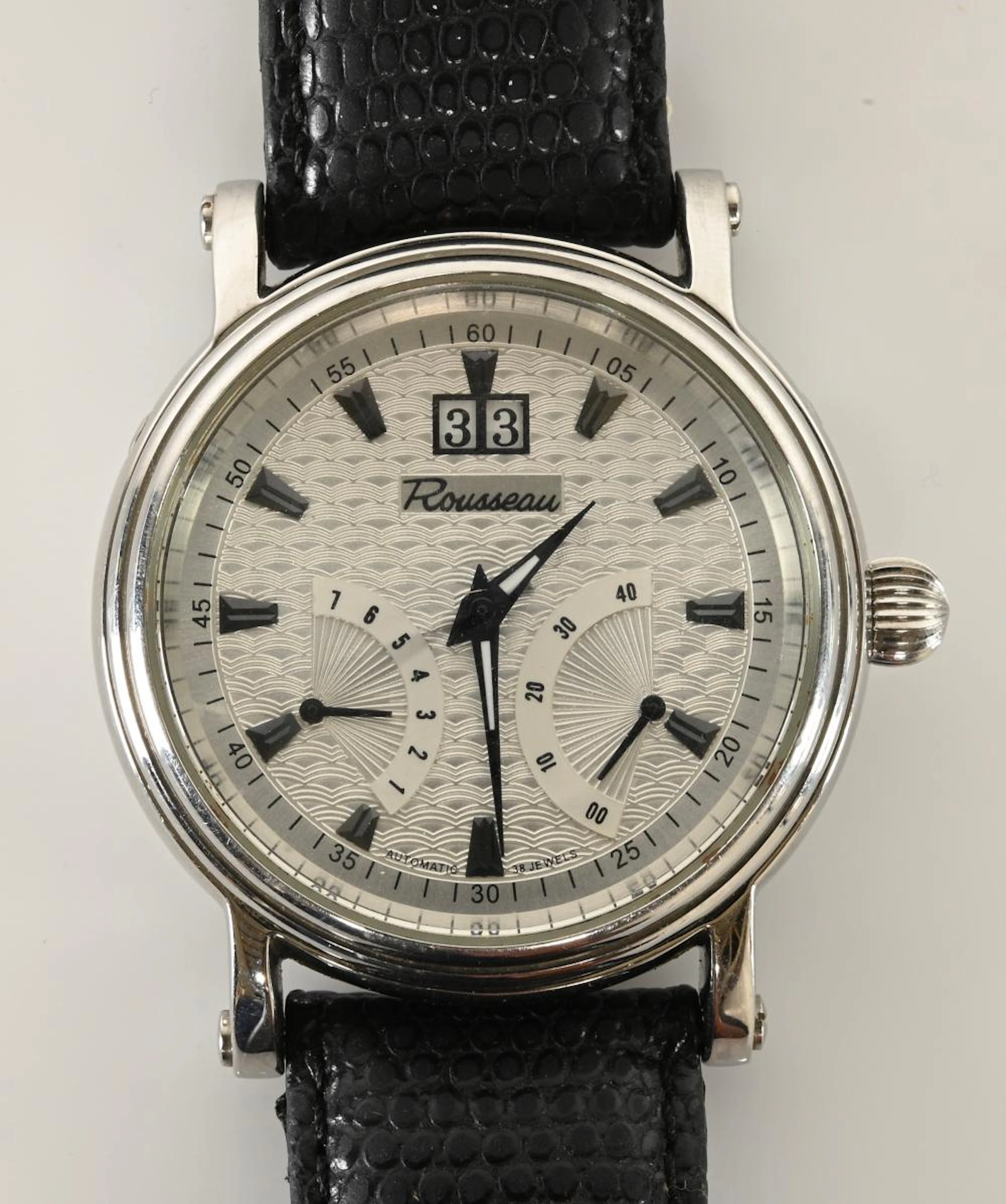 Vintage Rousseau Automatic 38 Jewels Men's Wrist Watch