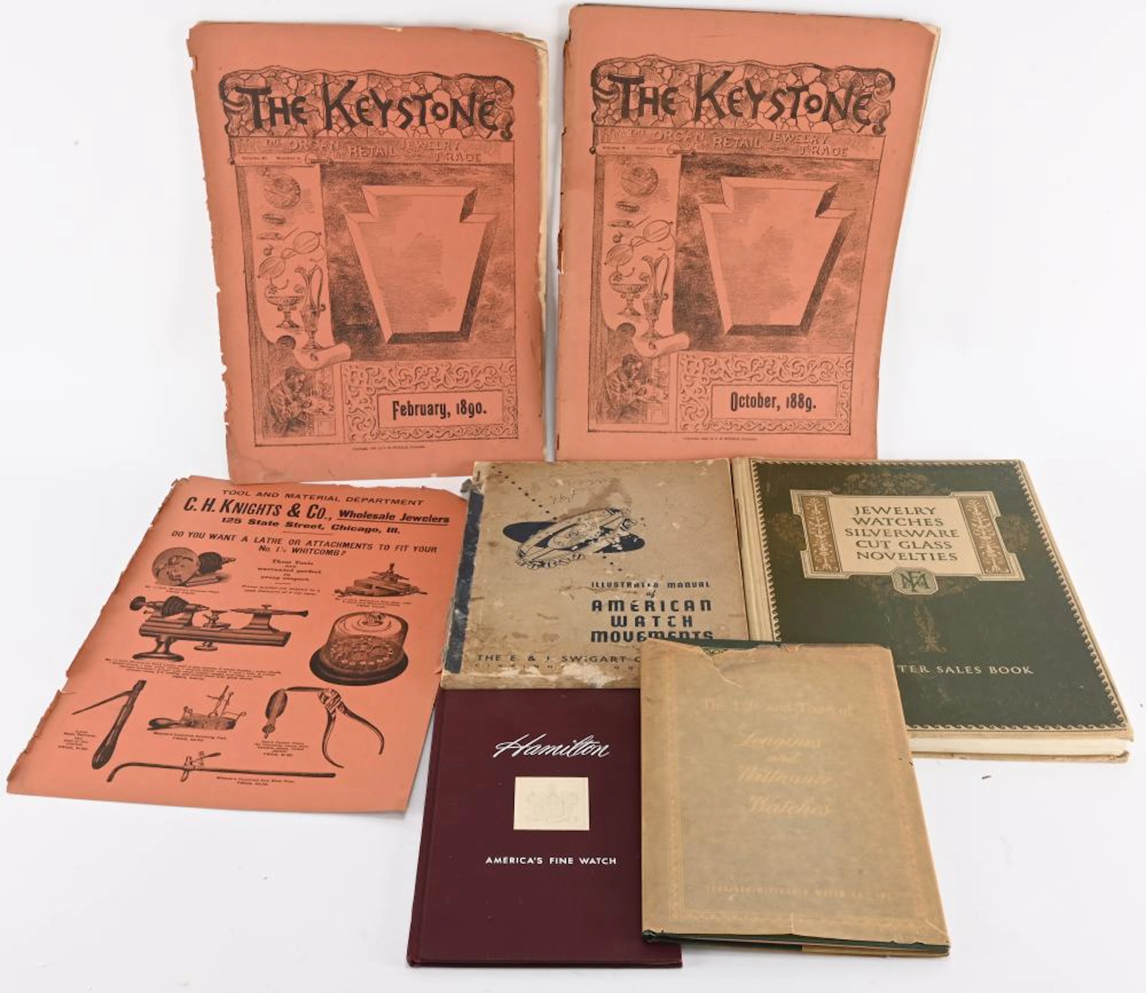 Rare The Keystone Jewelry Trade Watch Catalogs Magazines