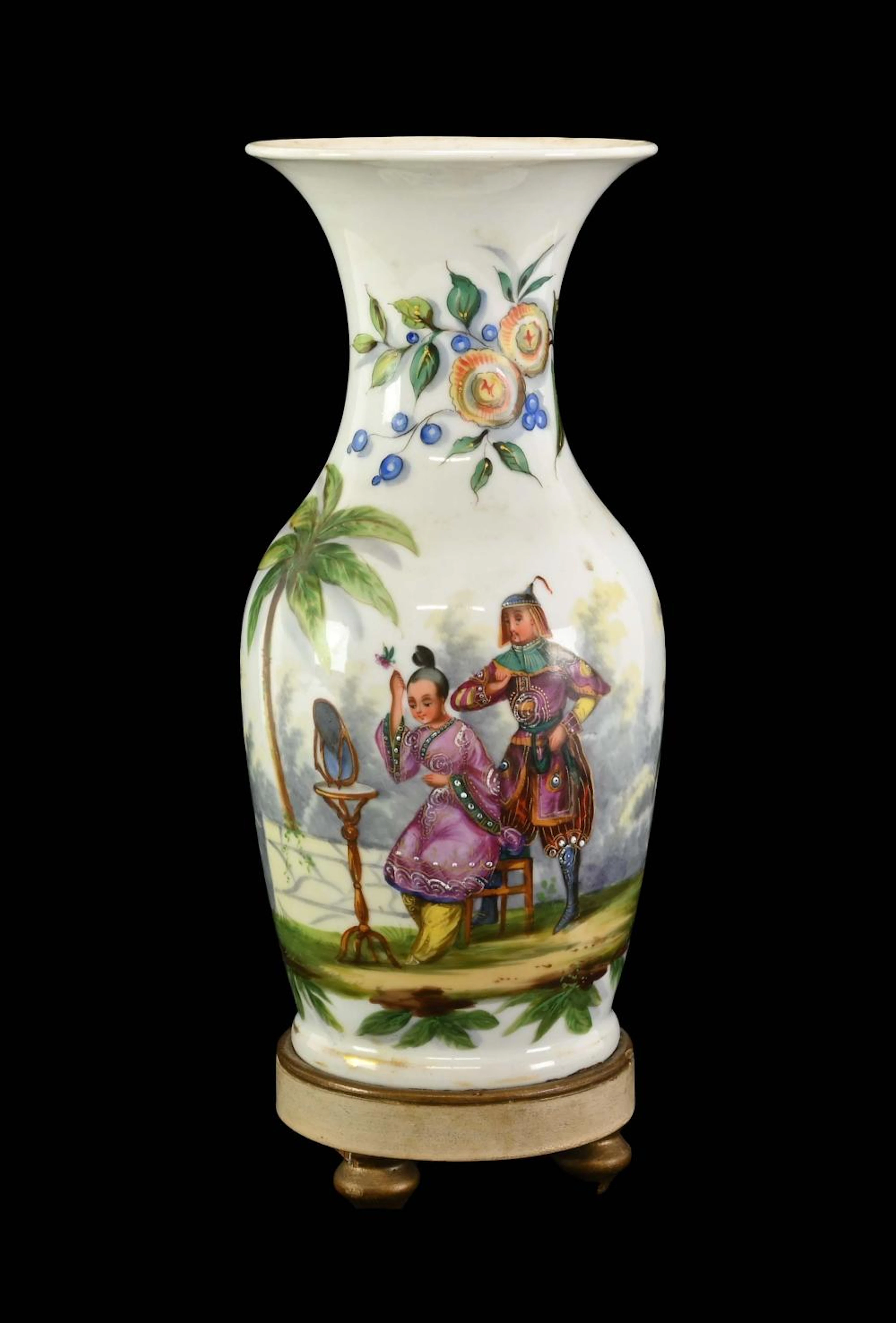 Antique Chinese Hand Painted Porcelain Vase