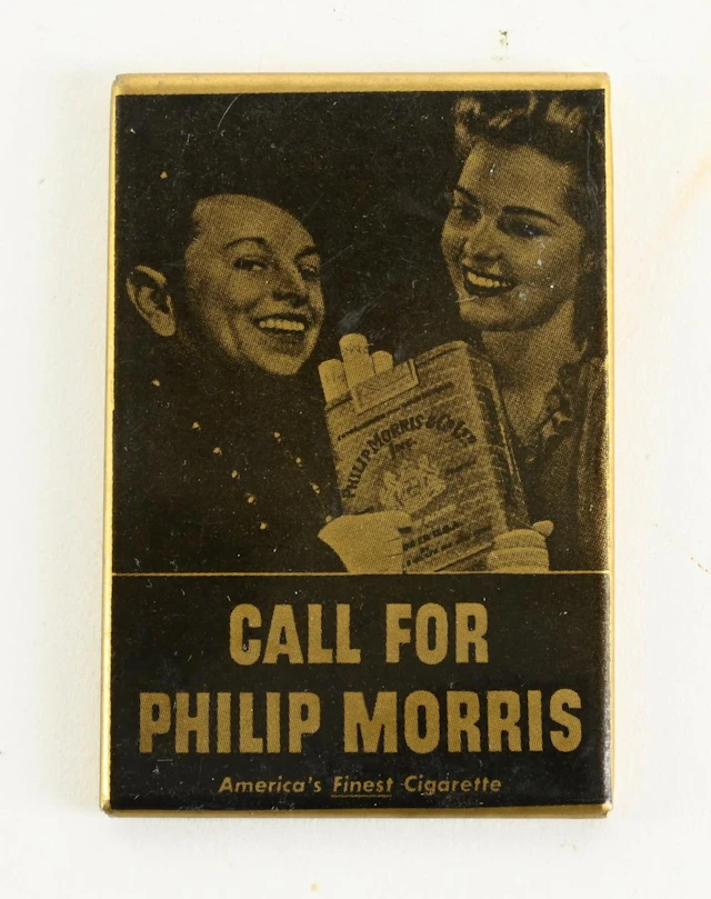 Vintage Call For Philip Morris Pocket Mirror