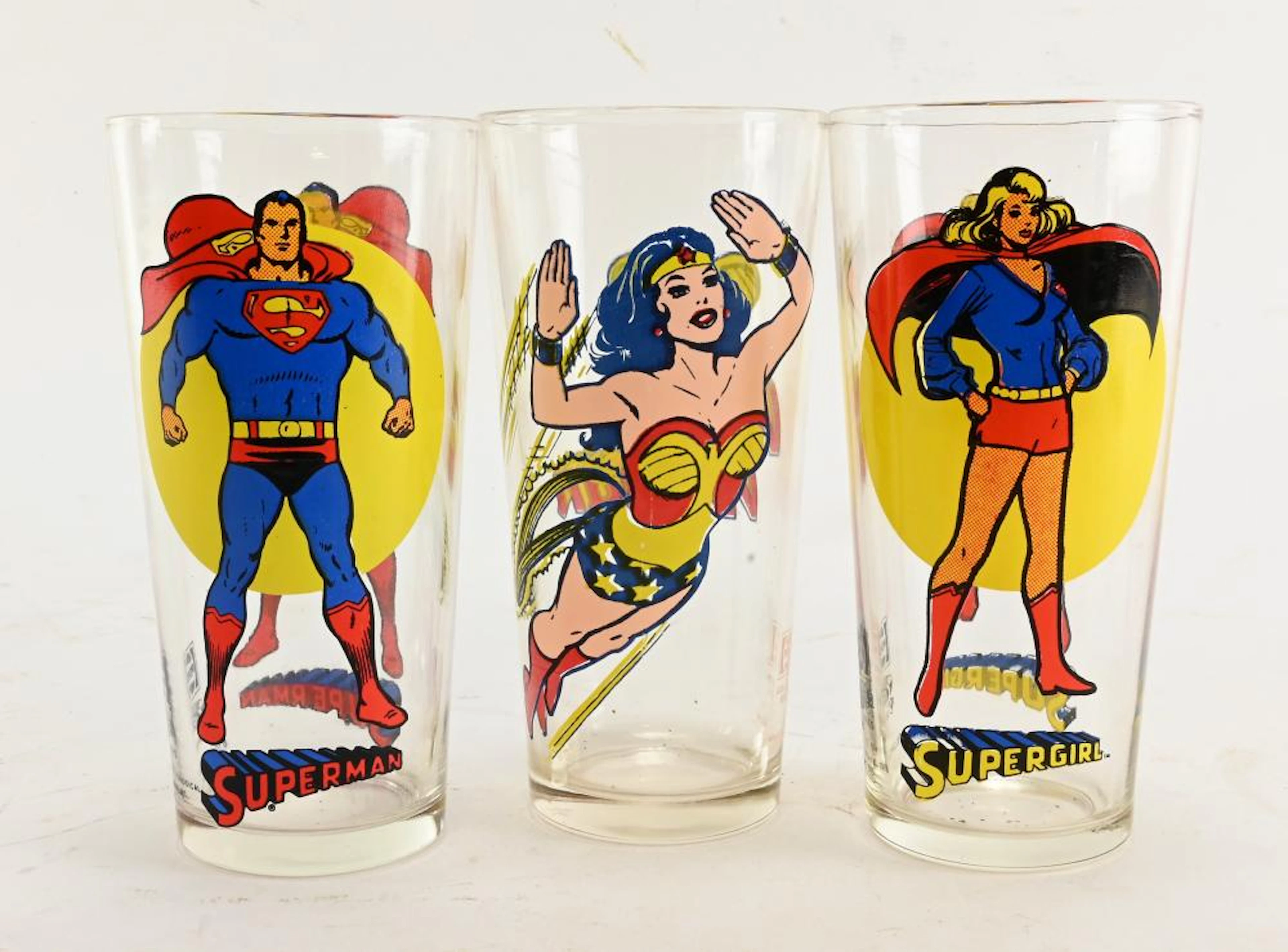 Vintage Pepsi Super Series ACL Glasses