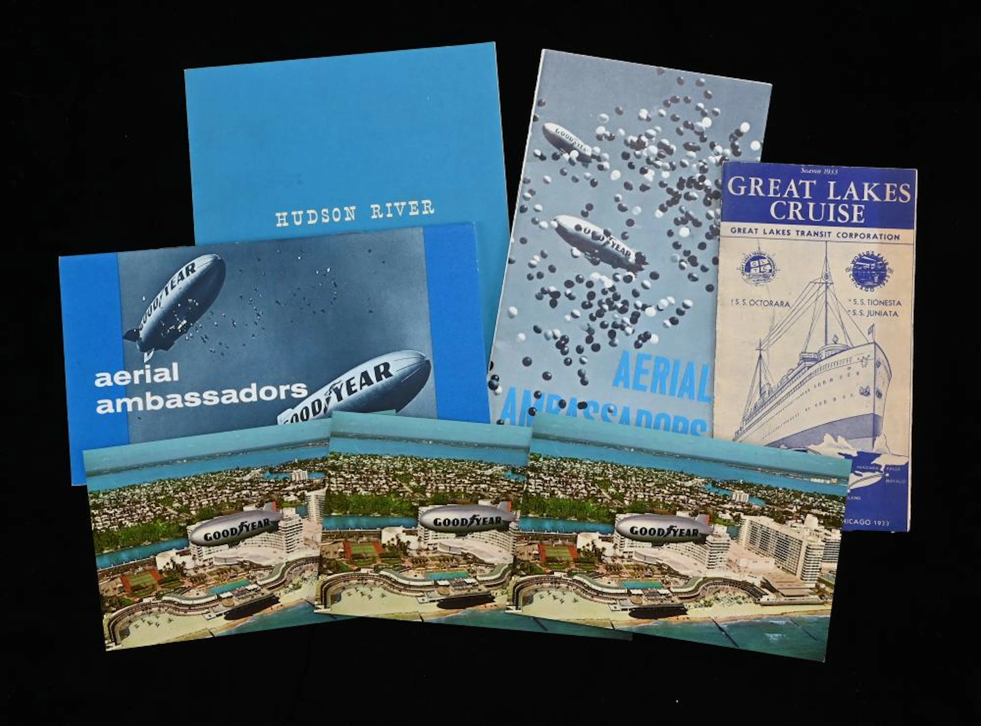 Vintage Goodyear Aerial Ambassadors Great Lakes Brochures