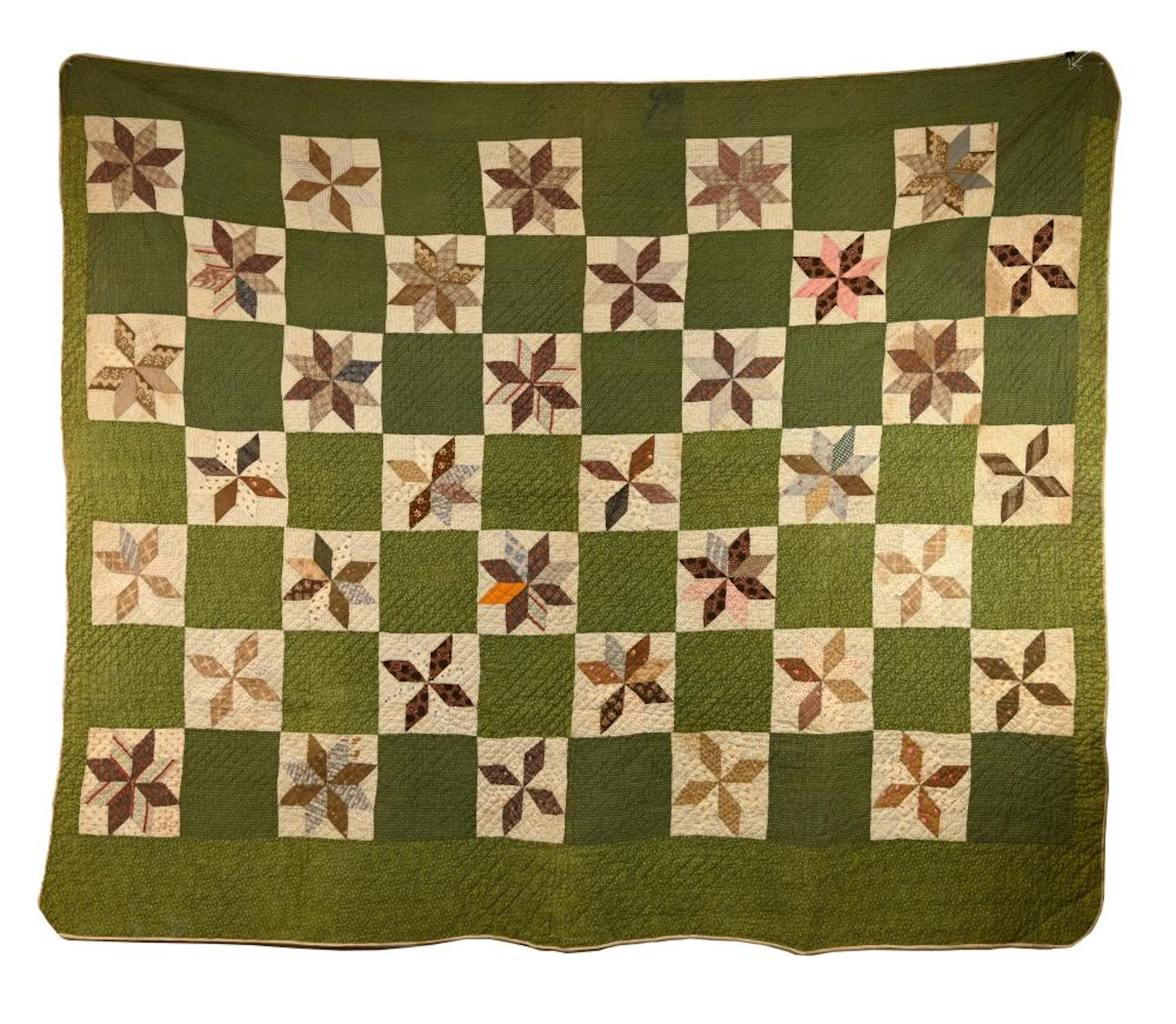 Antique Guilford County N.C. Handmade Quilt