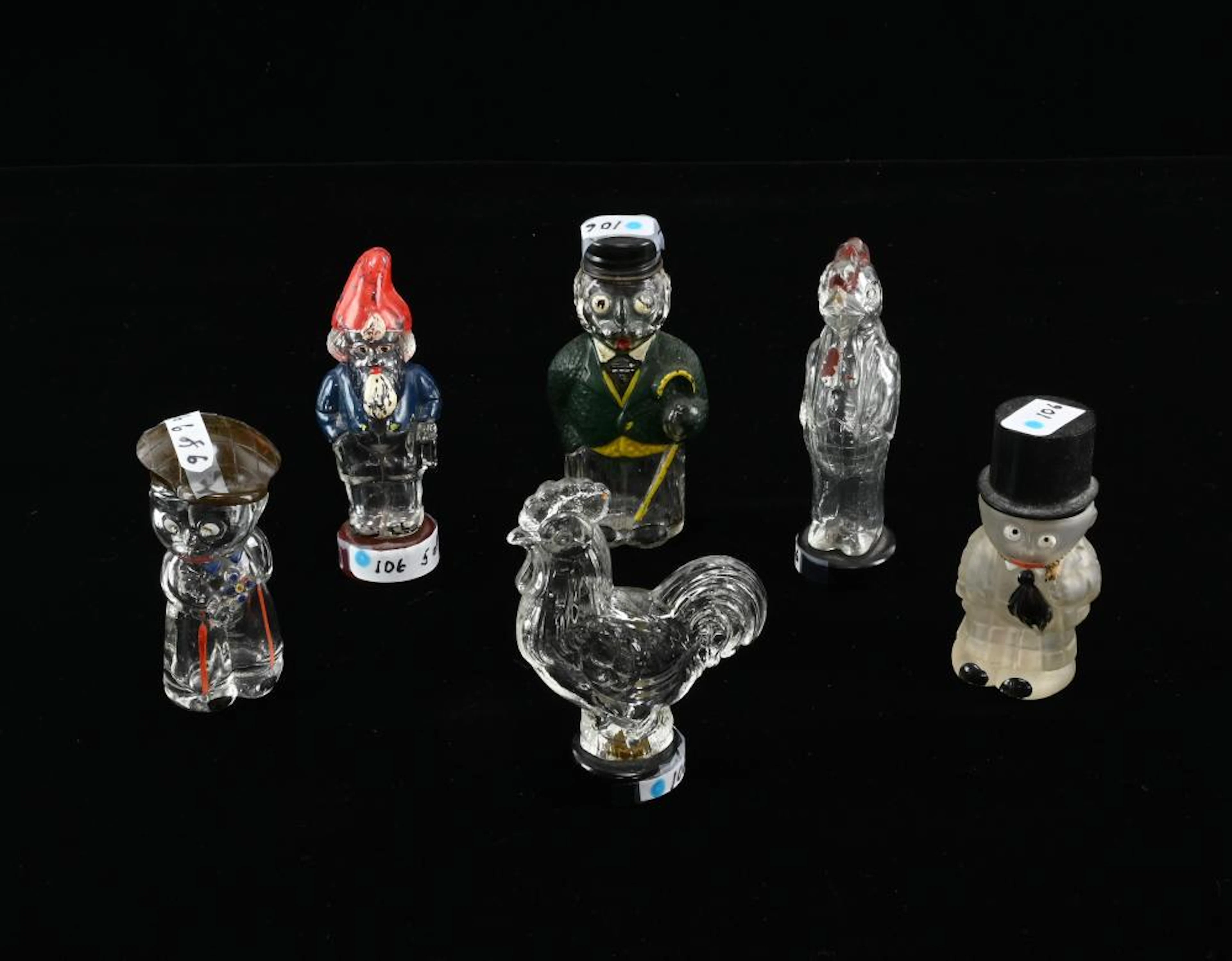 Vintage Perfume Bottle Glass Candy Container Collectio