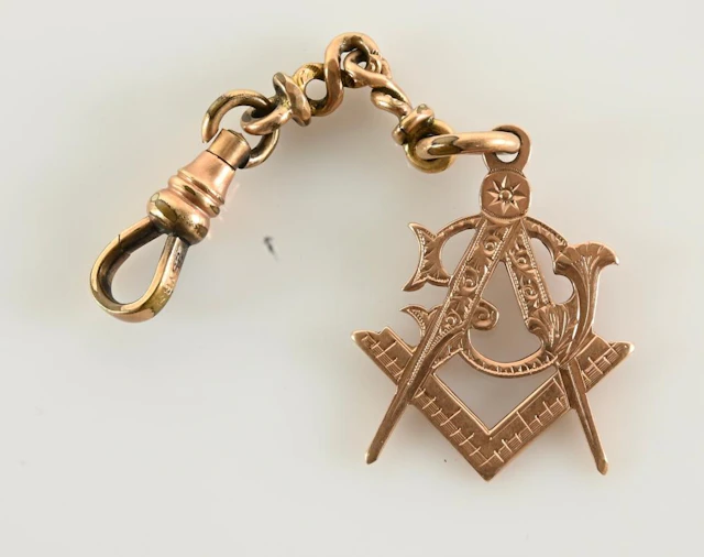 Antique Masonic Watch Fob