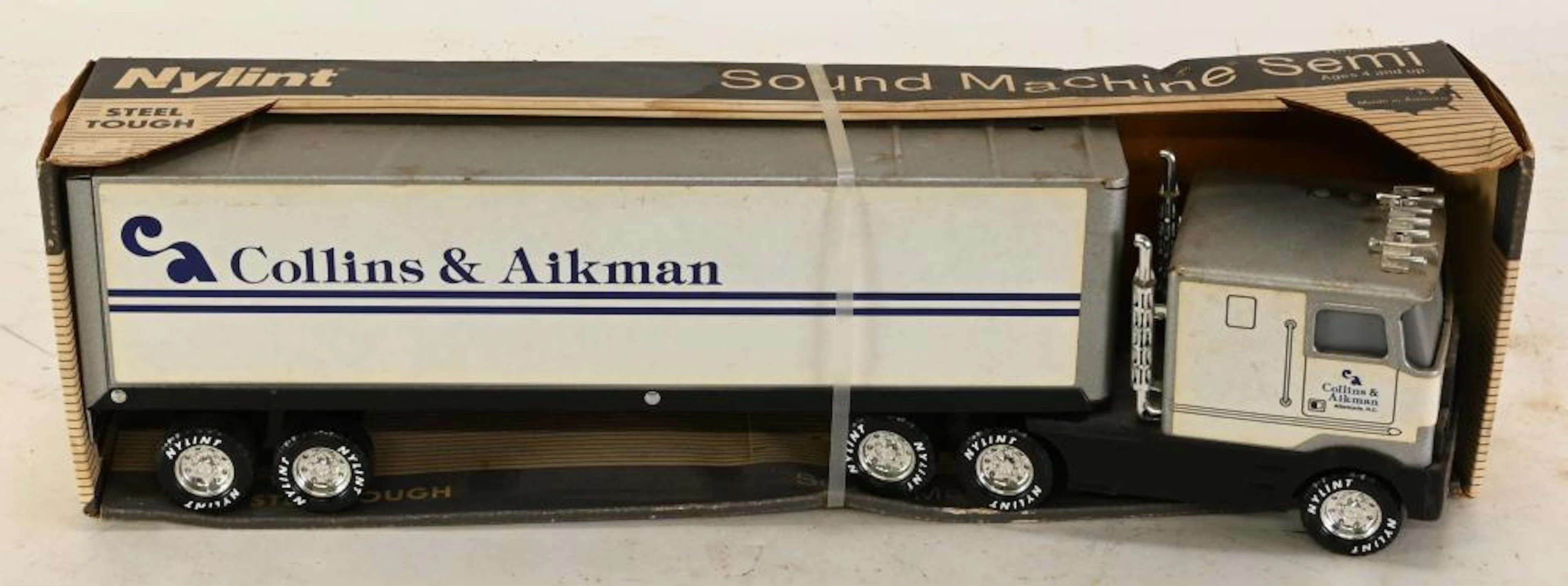 Vintage Nylint Toy Collins & Aikman Sound Machine Semi Truck