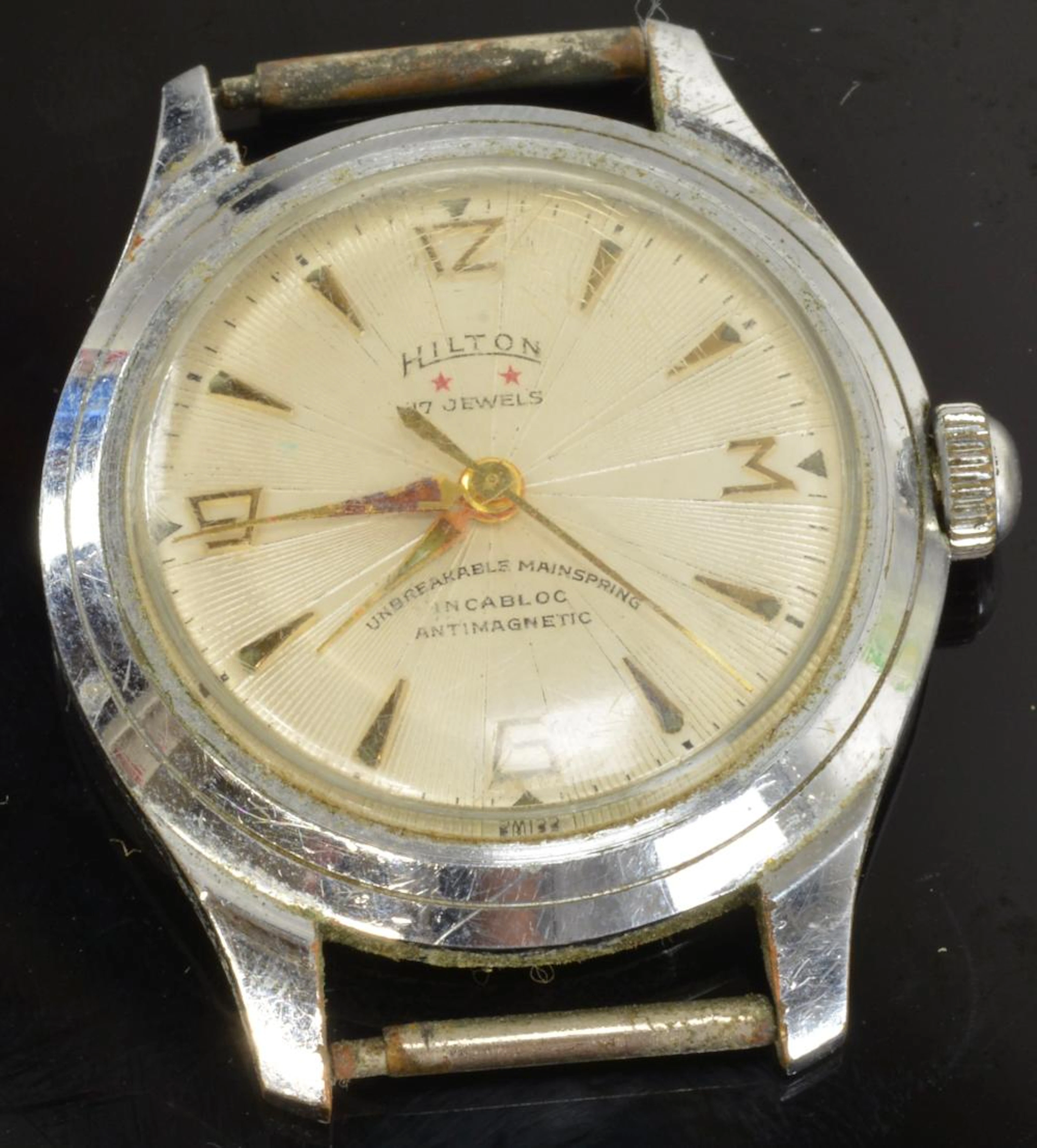 Vintage Hilton 17 Jewel Incabloc Antimagnetic Wrist Watch