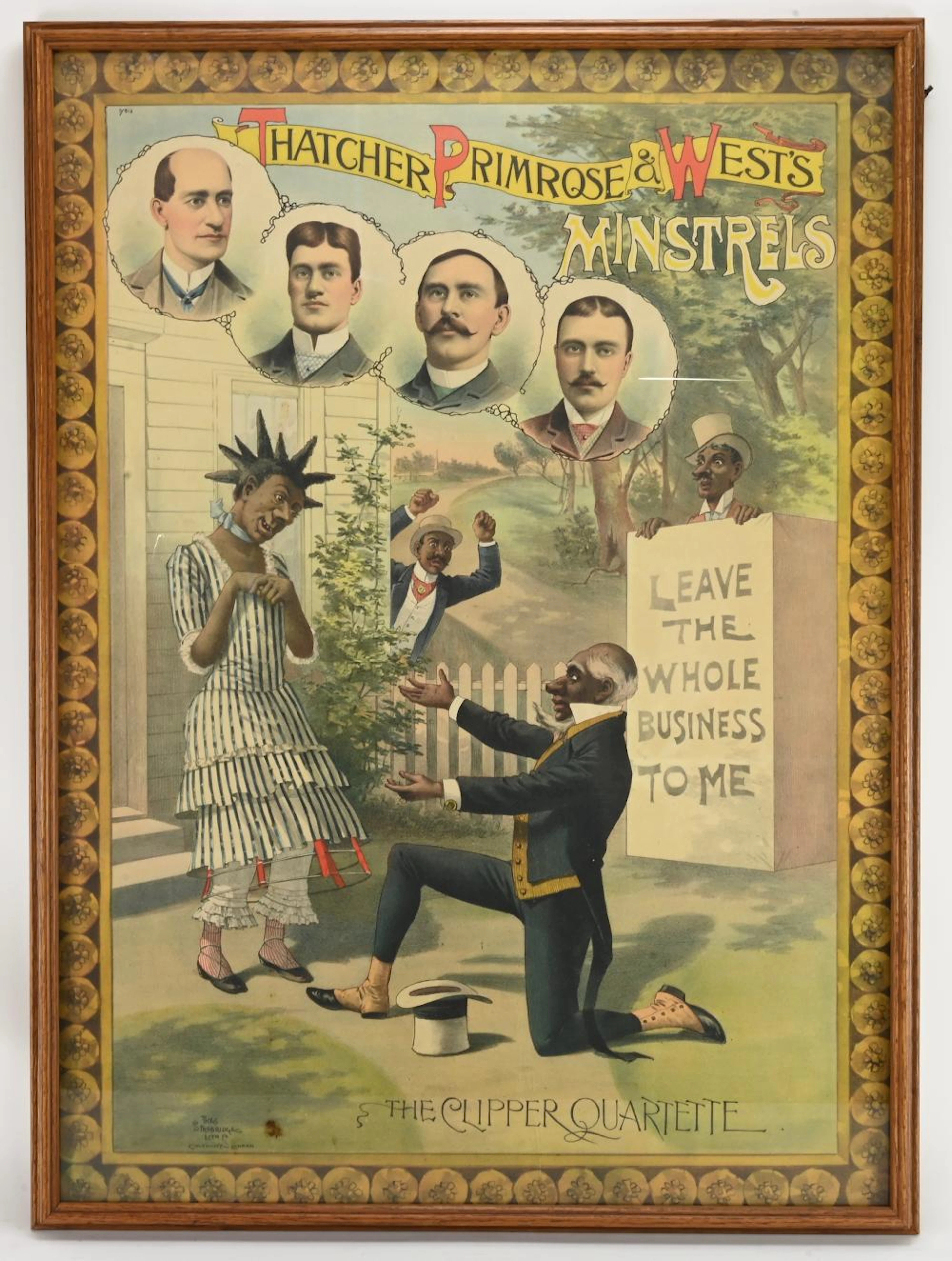Thatcher Primrose & West Menstrels Poster Black Americana