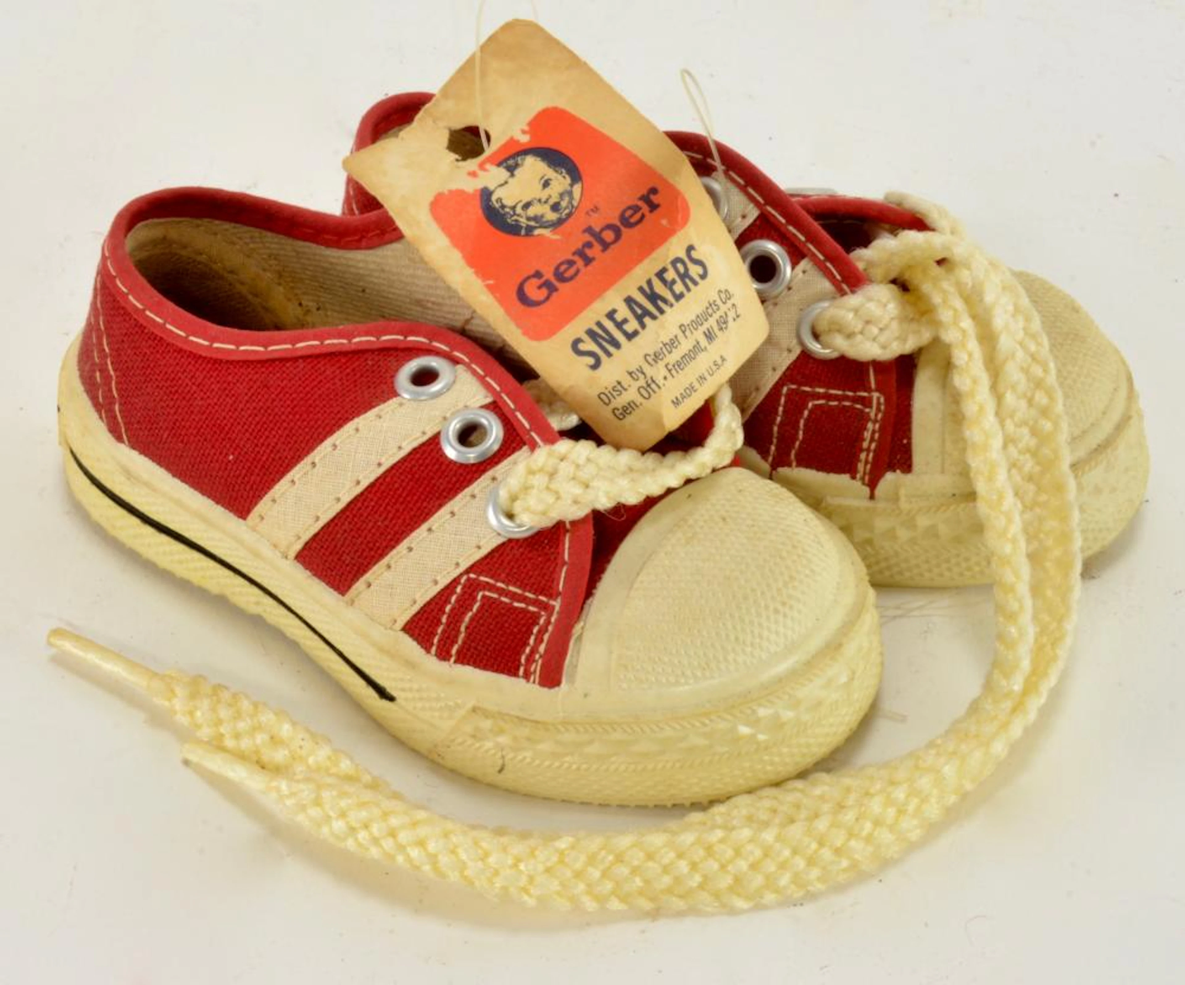 Vintage Gerber Baby Sneakers Shoes