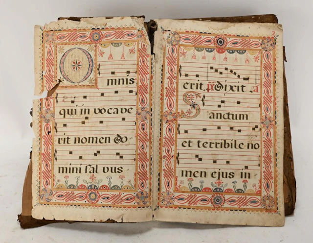 1775 Pedro Sanchez Volume of Gregorian Chants