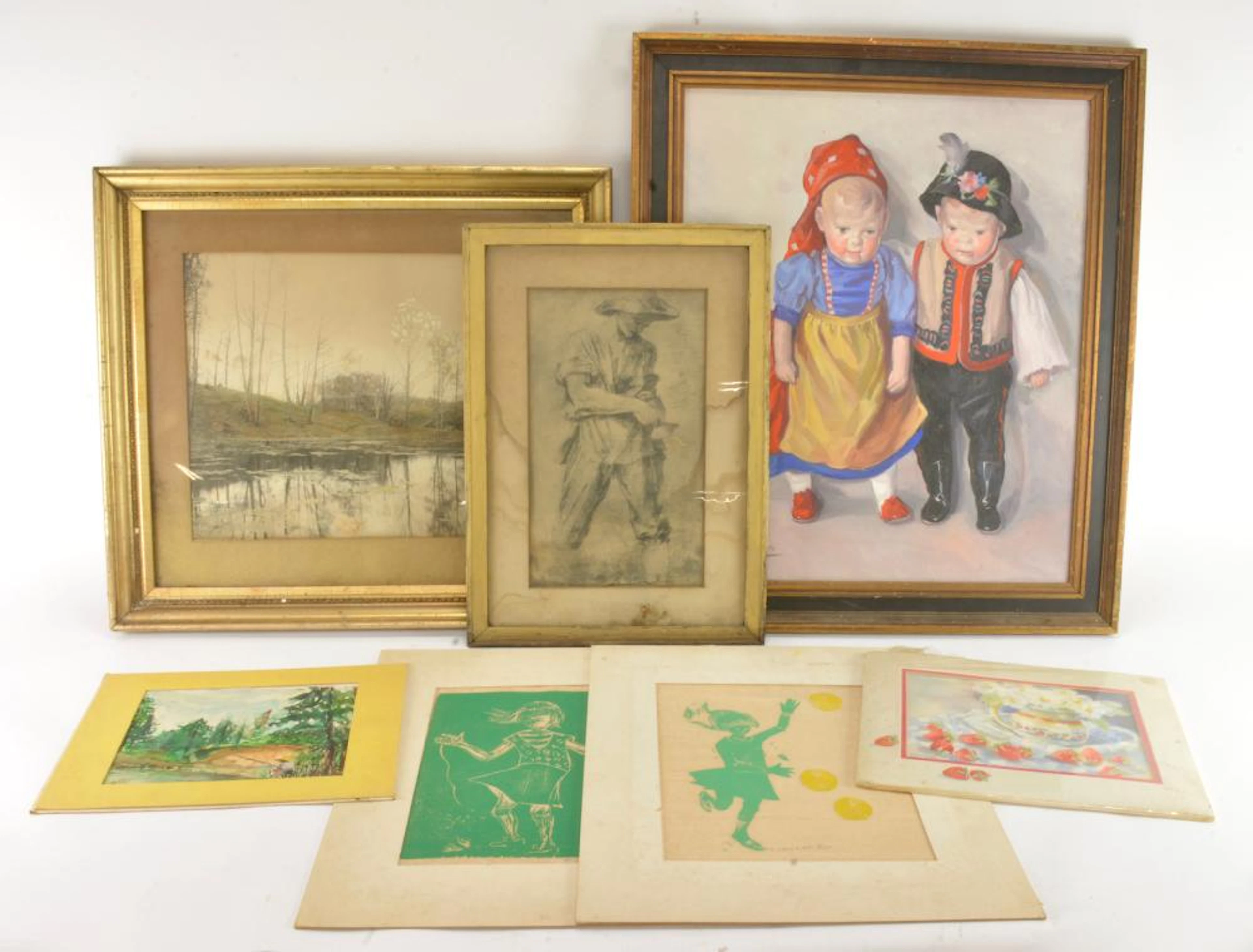 Vintage Art Collection Group Lot