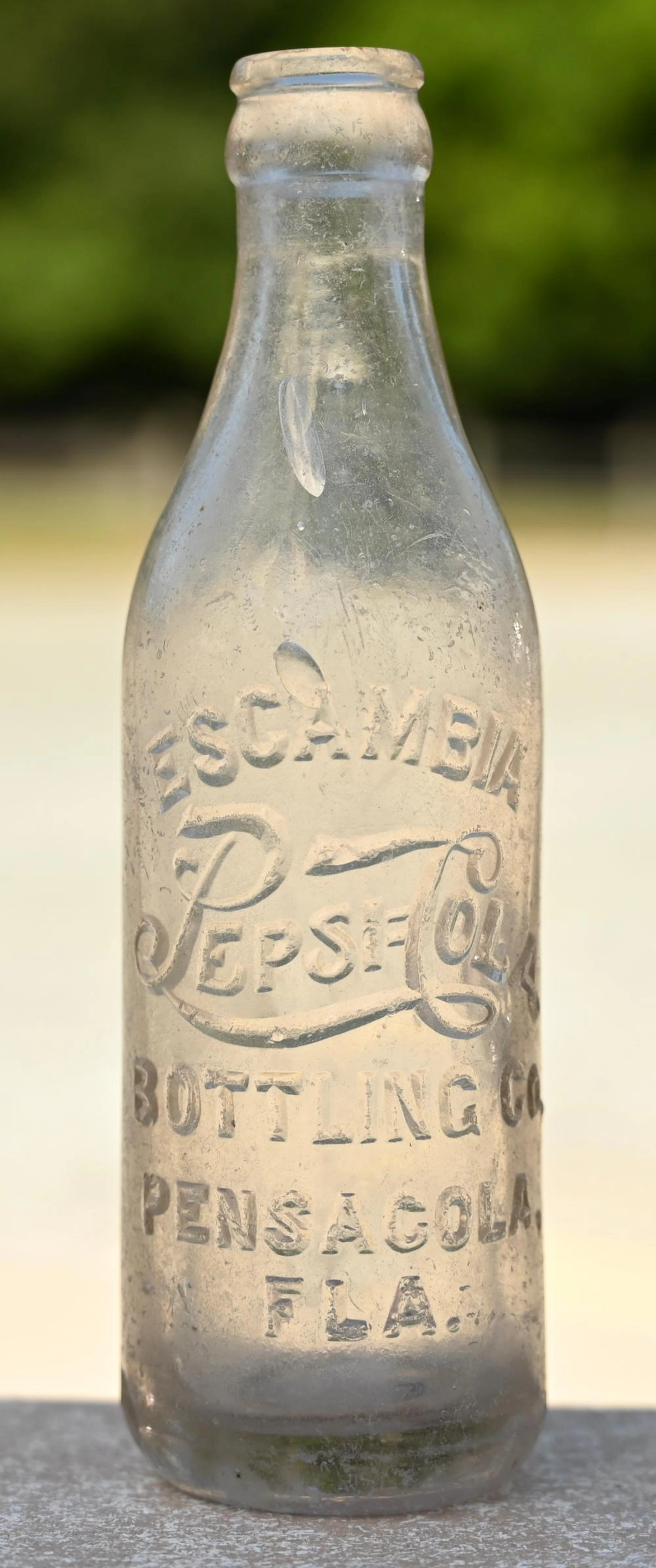 Escambia Pepsi Cola Pensacola Florida Hutchinson Bottle
