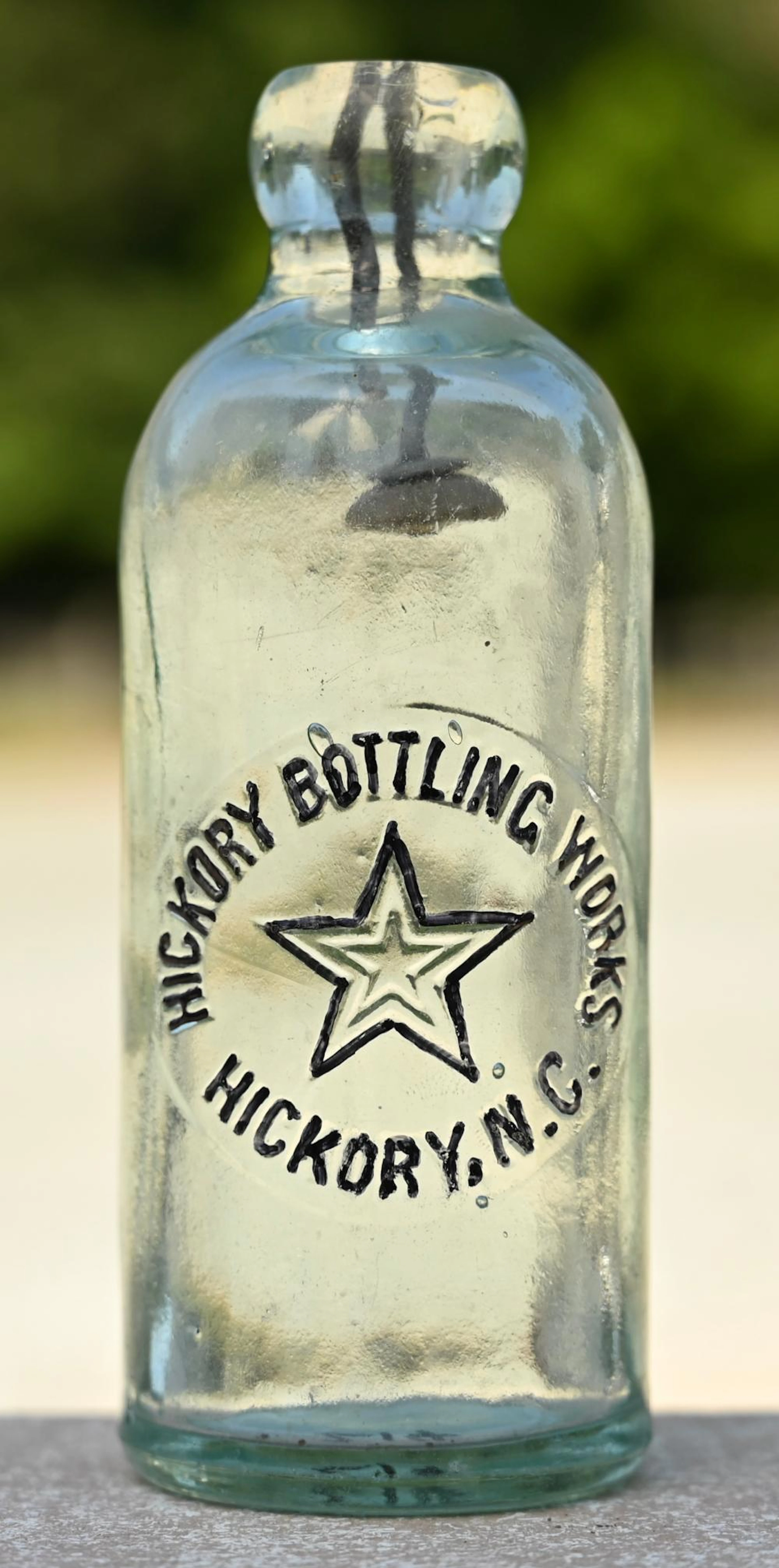 Hickory Bottling Works Hickory N.C. Hutchinson Bottle